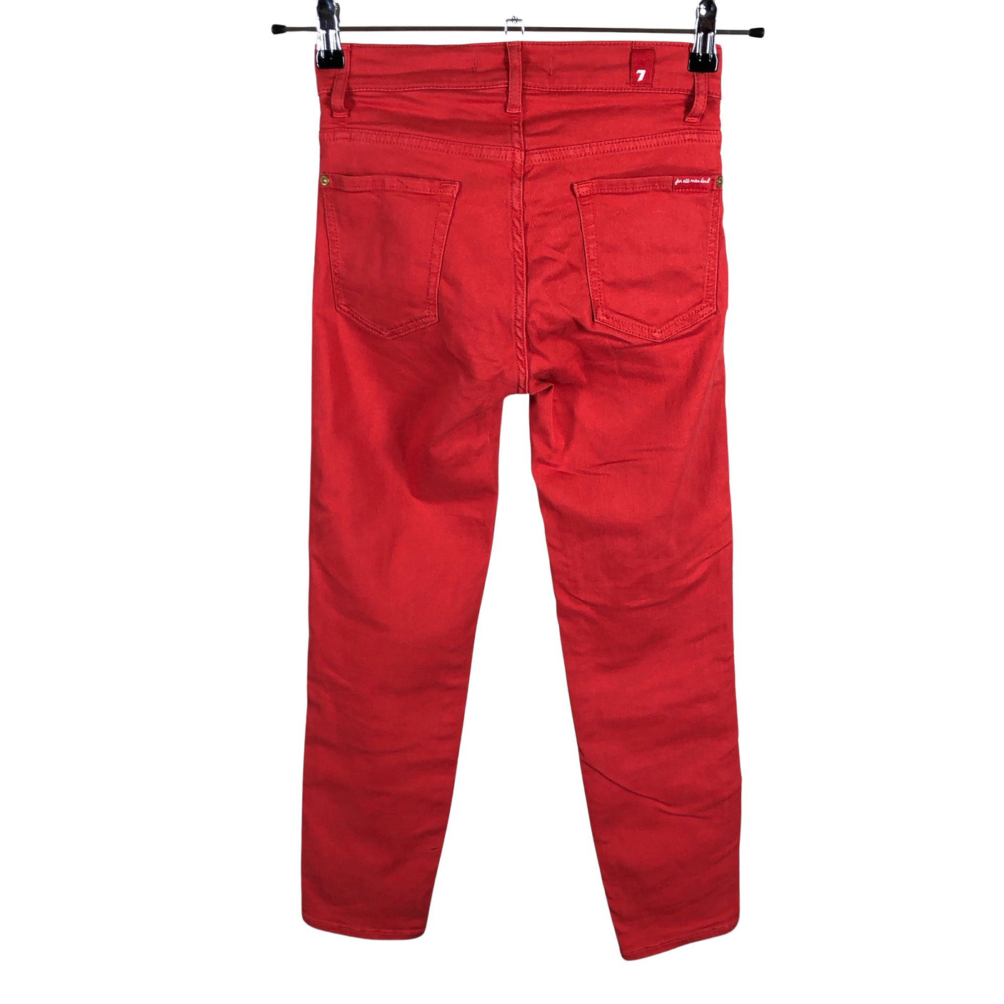 Unisex 7 for all mankind - Teksad, suurus W26 - Punane (2)