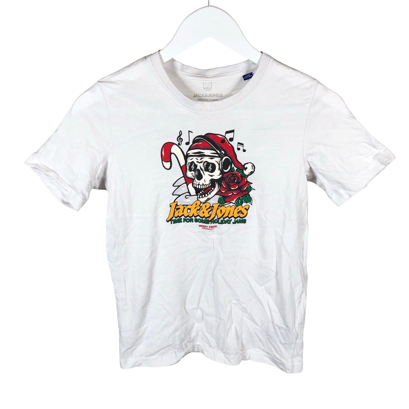 Unisex Jack & Jones - T-särk, suurus 146 - 152 - Valge (1)