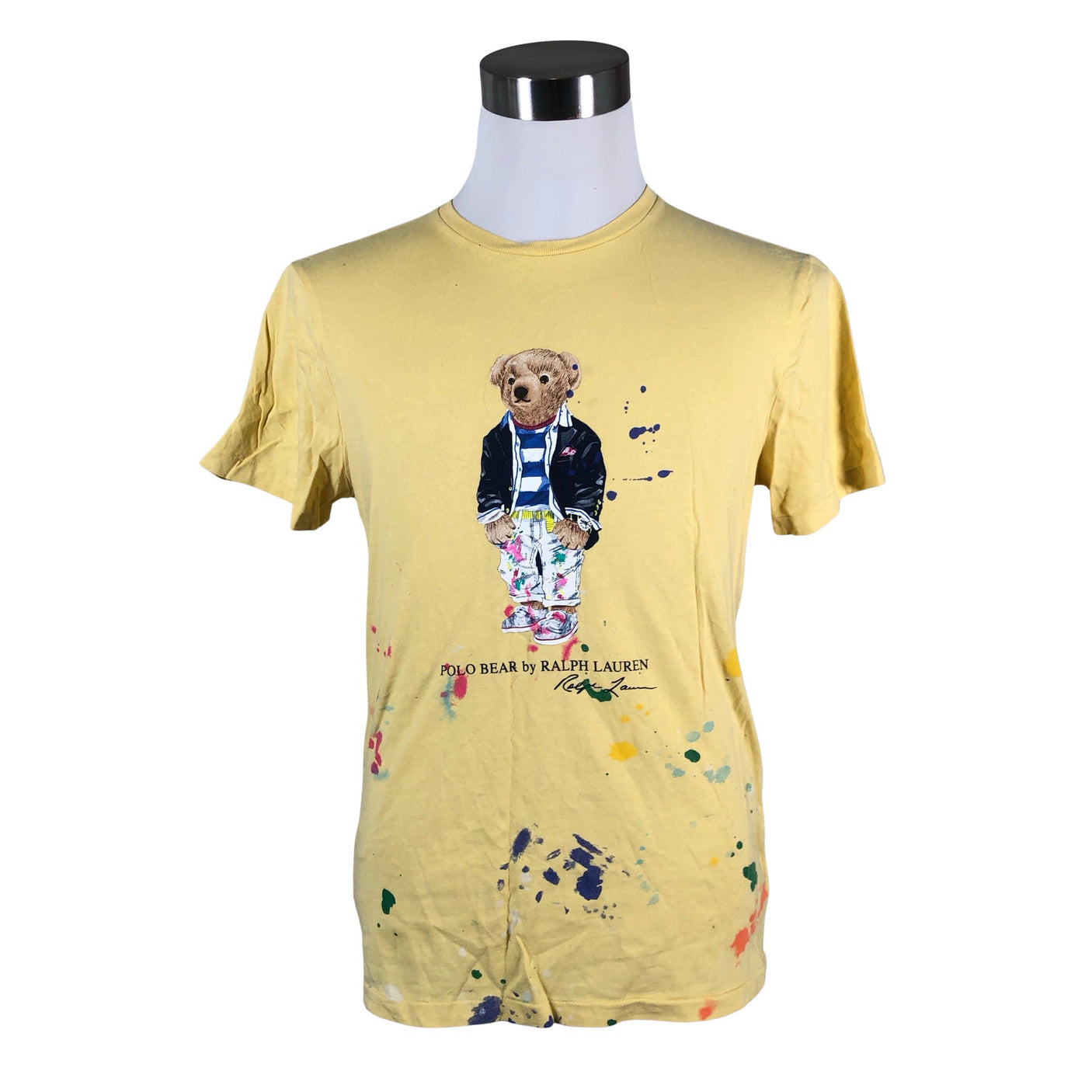 Unisex Polo Ralph Lauren - T-särk, suurus S - Kollane (1)