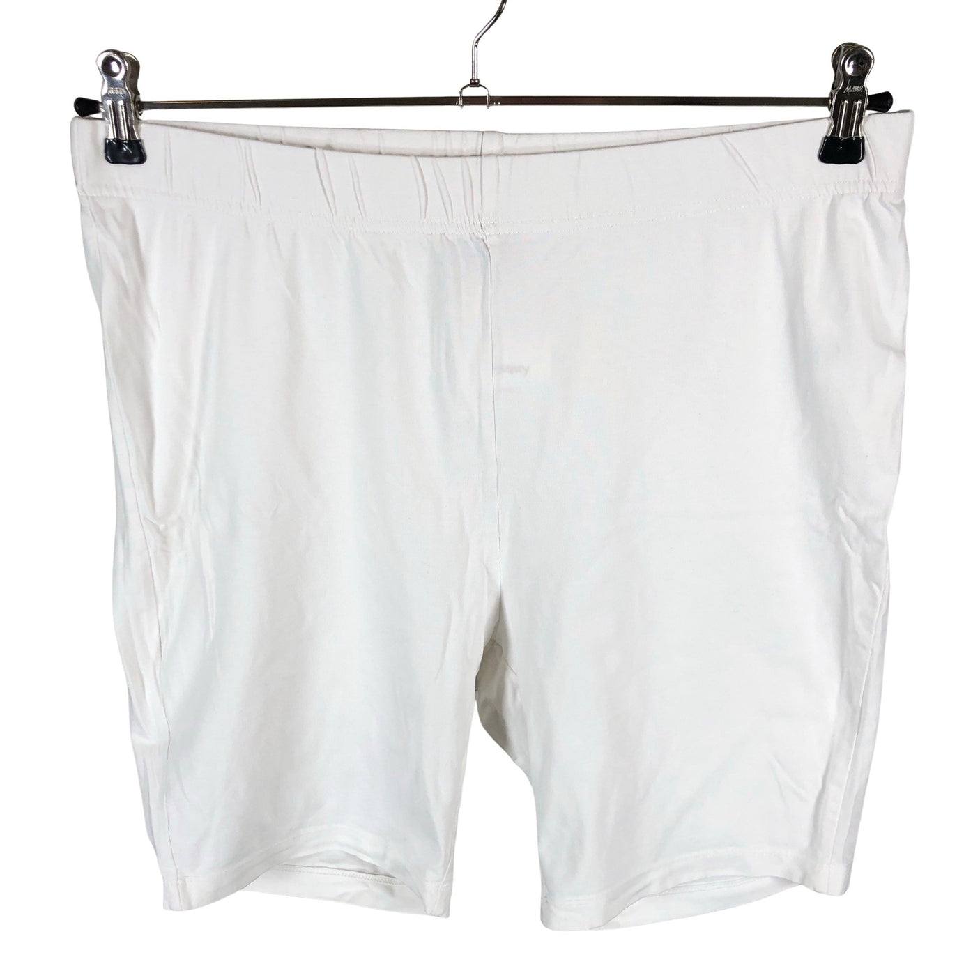 Unisex Lindex - Trikotaažist lühikesed püksid, suurus 42 - Valge (1)