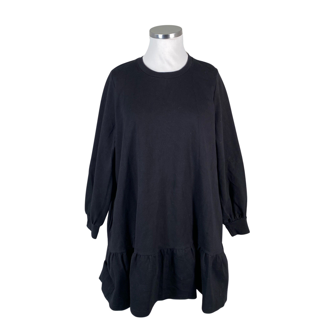 Unisex Nanso - Trikotaažist kleit, suurus 50 - Must (1)