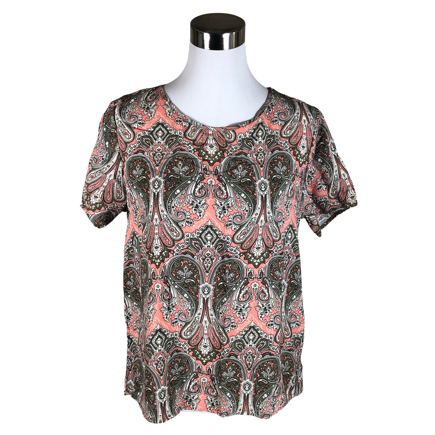 Unisex Soyaconcept - Lühikeste käistega pluus, suurus 40 - Heleroosa (1)