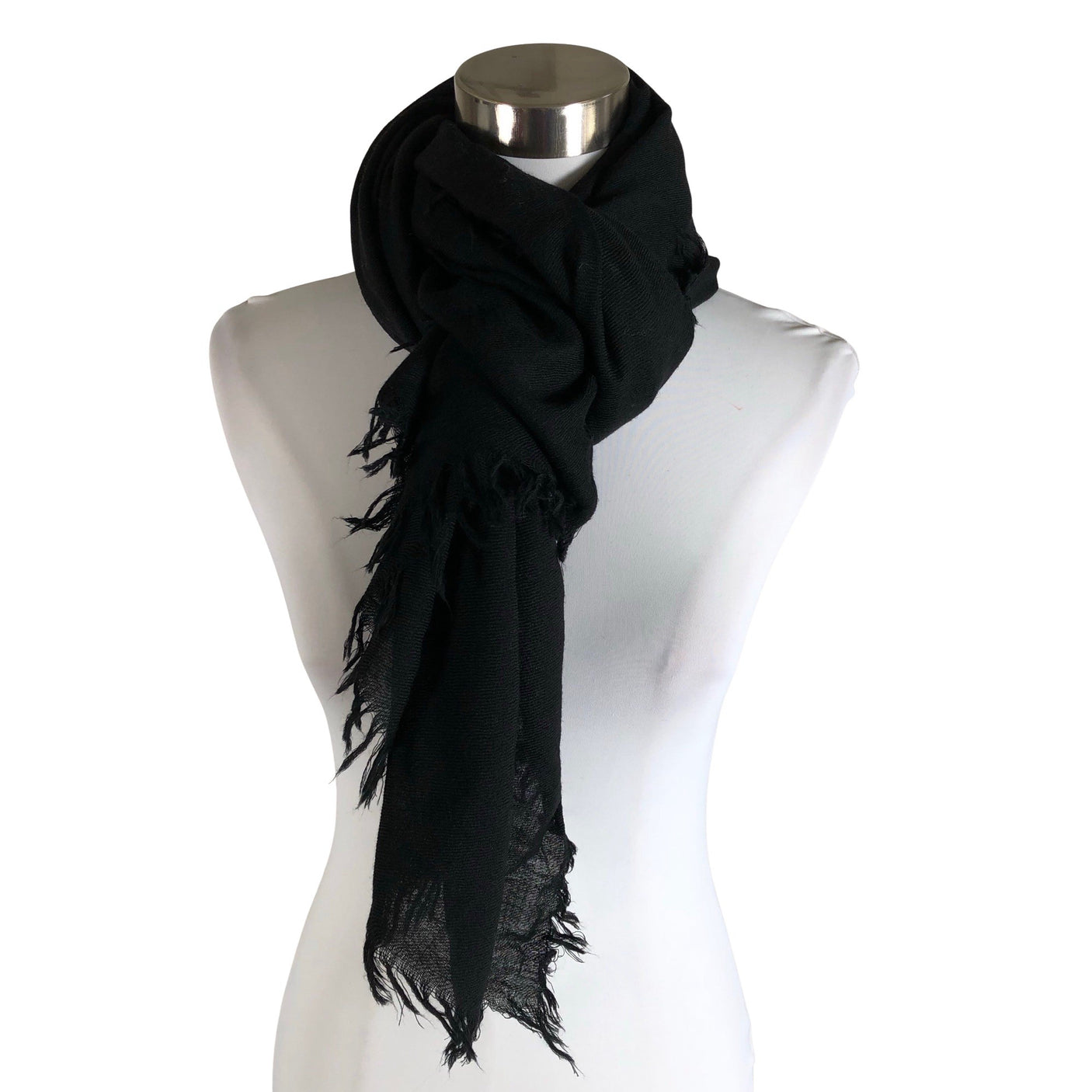 Unisex Balmuir - Õhuke sall, suurus Maxi - Must (2)