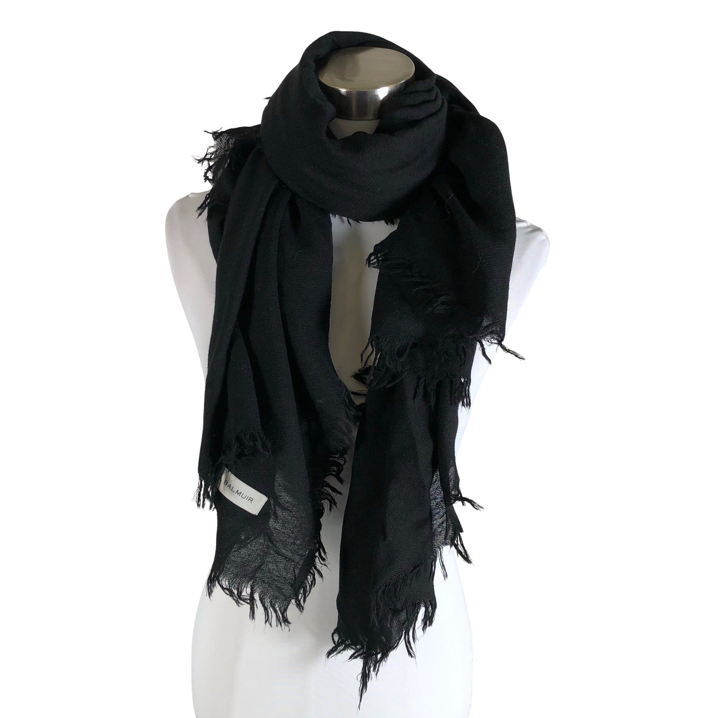 Unisex Balmuir - Õhuke sall, suurus Maxi - Must (1)