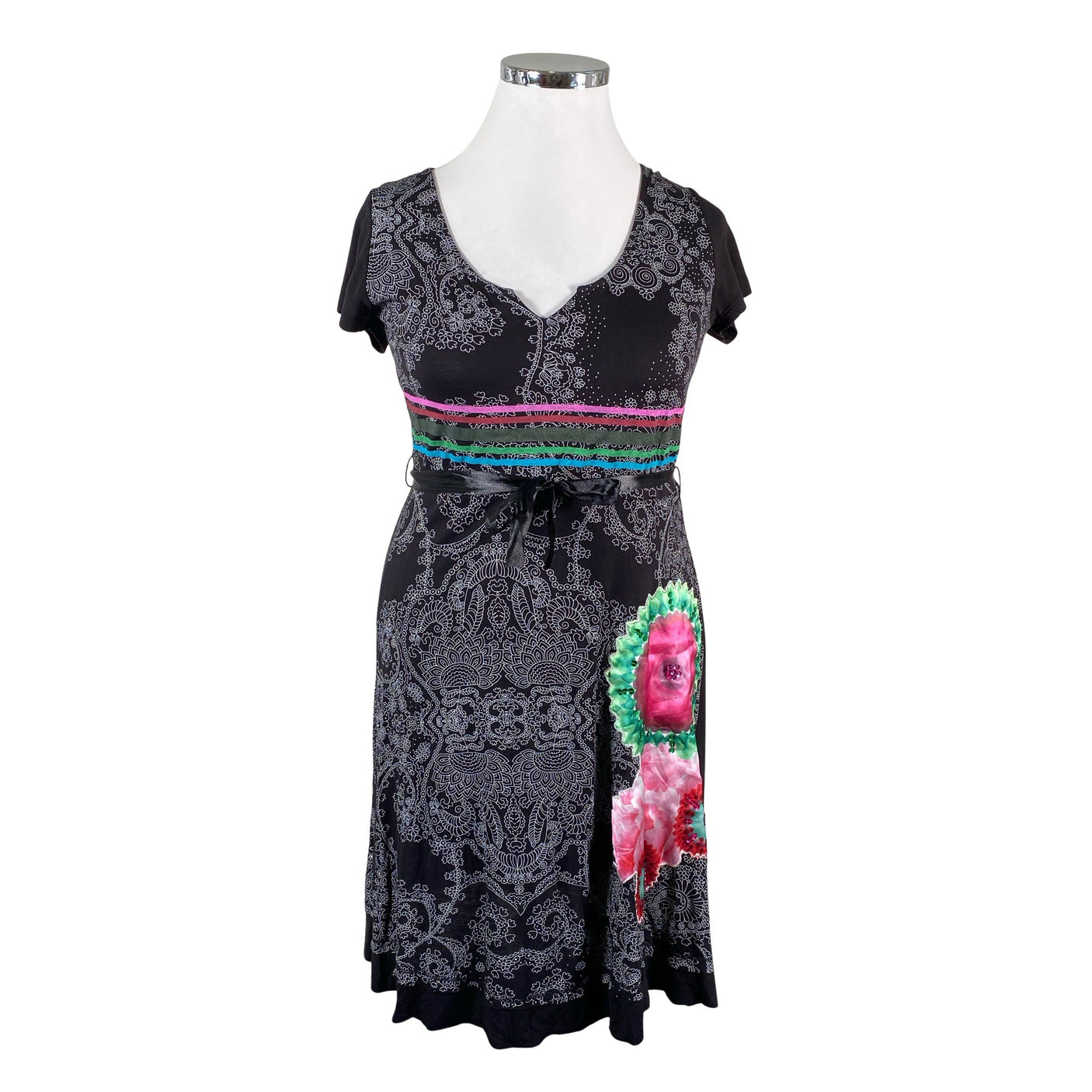 Unisex Desigual - Trikotaažist kleit, suurus 40 - Must (1)