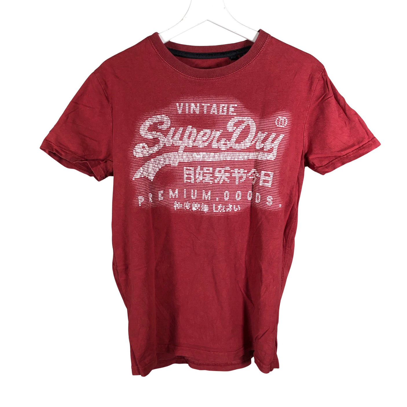 Unisex Superdry - T-särk, suurus M - Veinipunane (1)