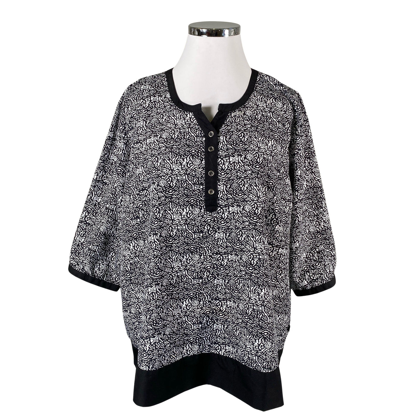 Unisex Zhenzi - Pluus, suurus 48 - Must (1)