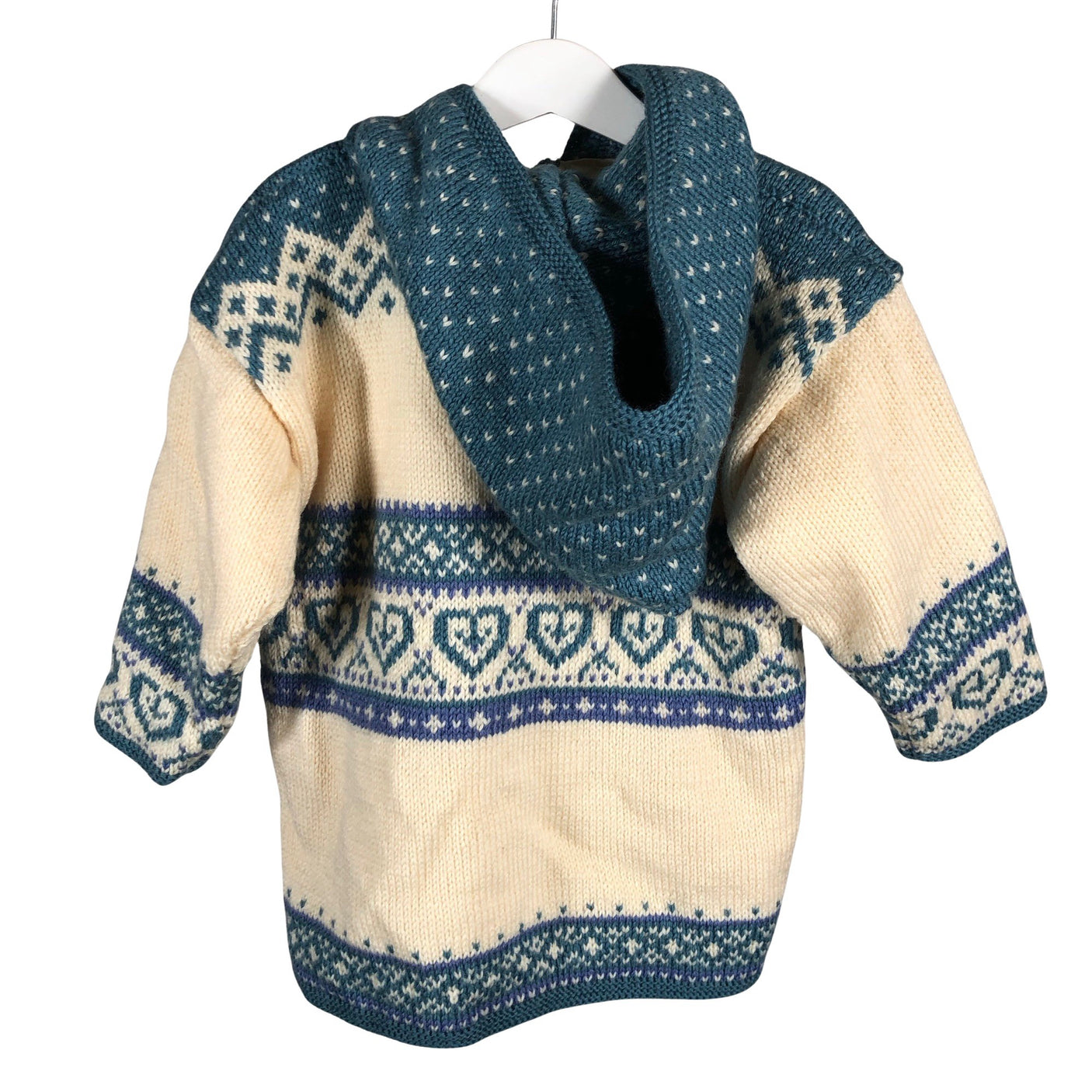 Unisex Handmade - Kardigan, suurus 110 - 116 - Looduslik valge (2)