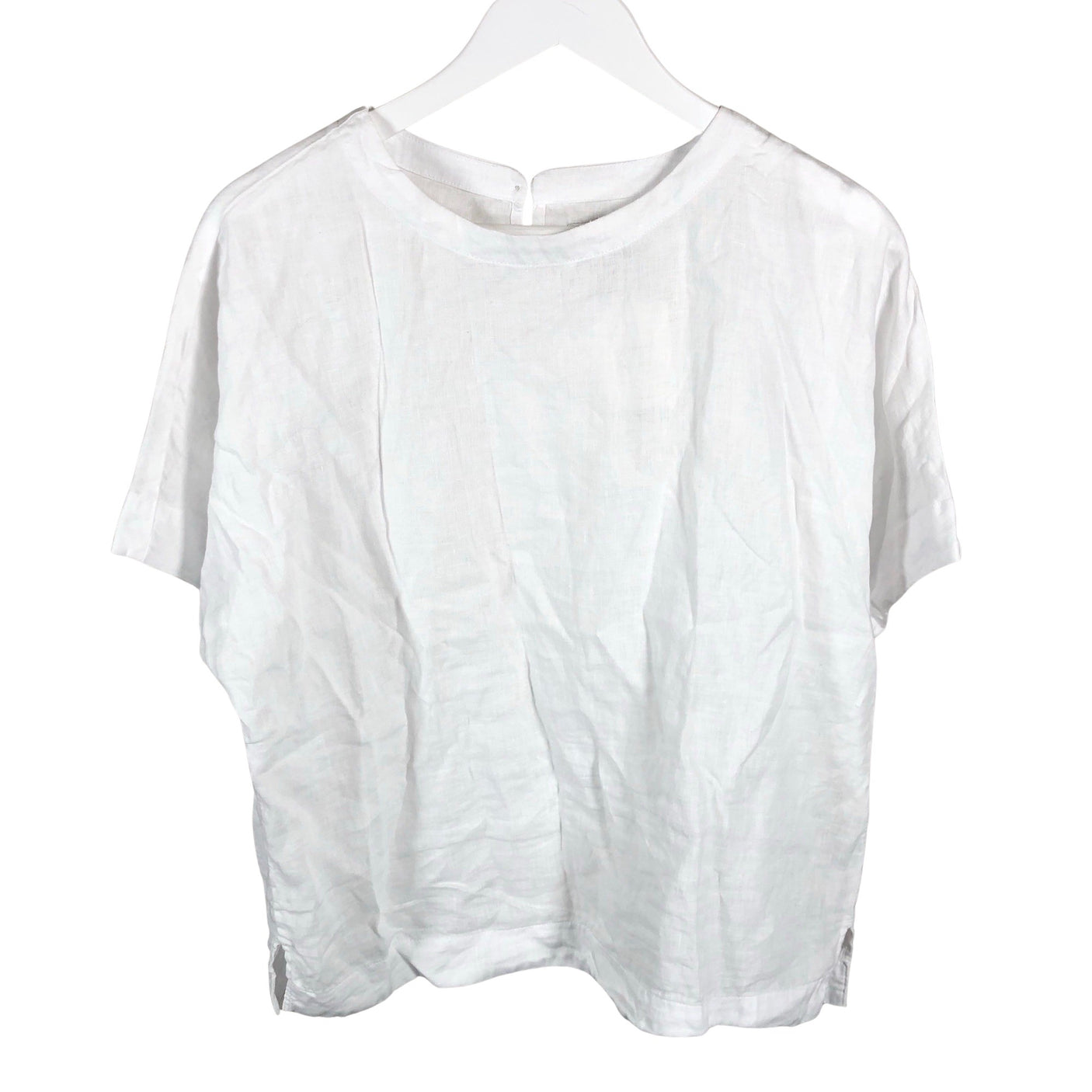 Unisex Marks&Spencer - Lühikeste käistega pluus, suurus 38 - Valge (1)