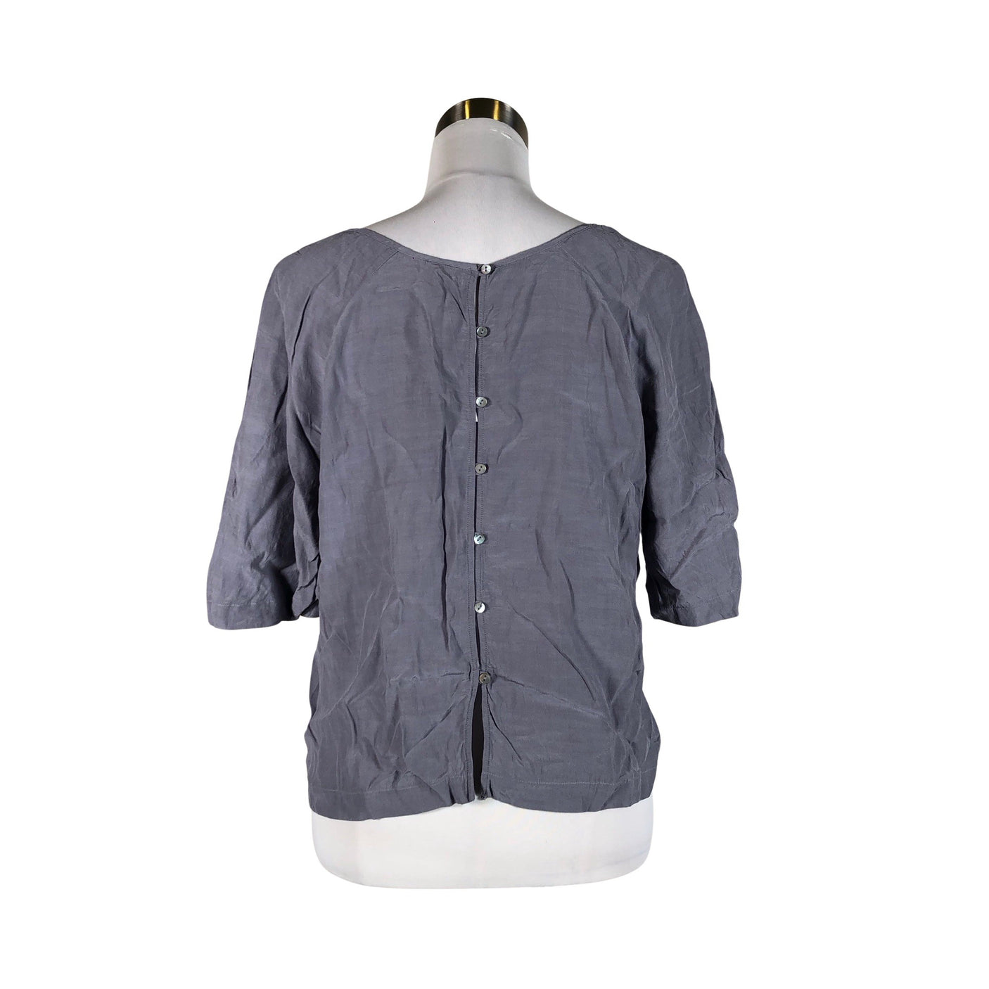 Unisex Benetton - Lühikeste käistega pluus, suurus 38 - Helesinine (2)