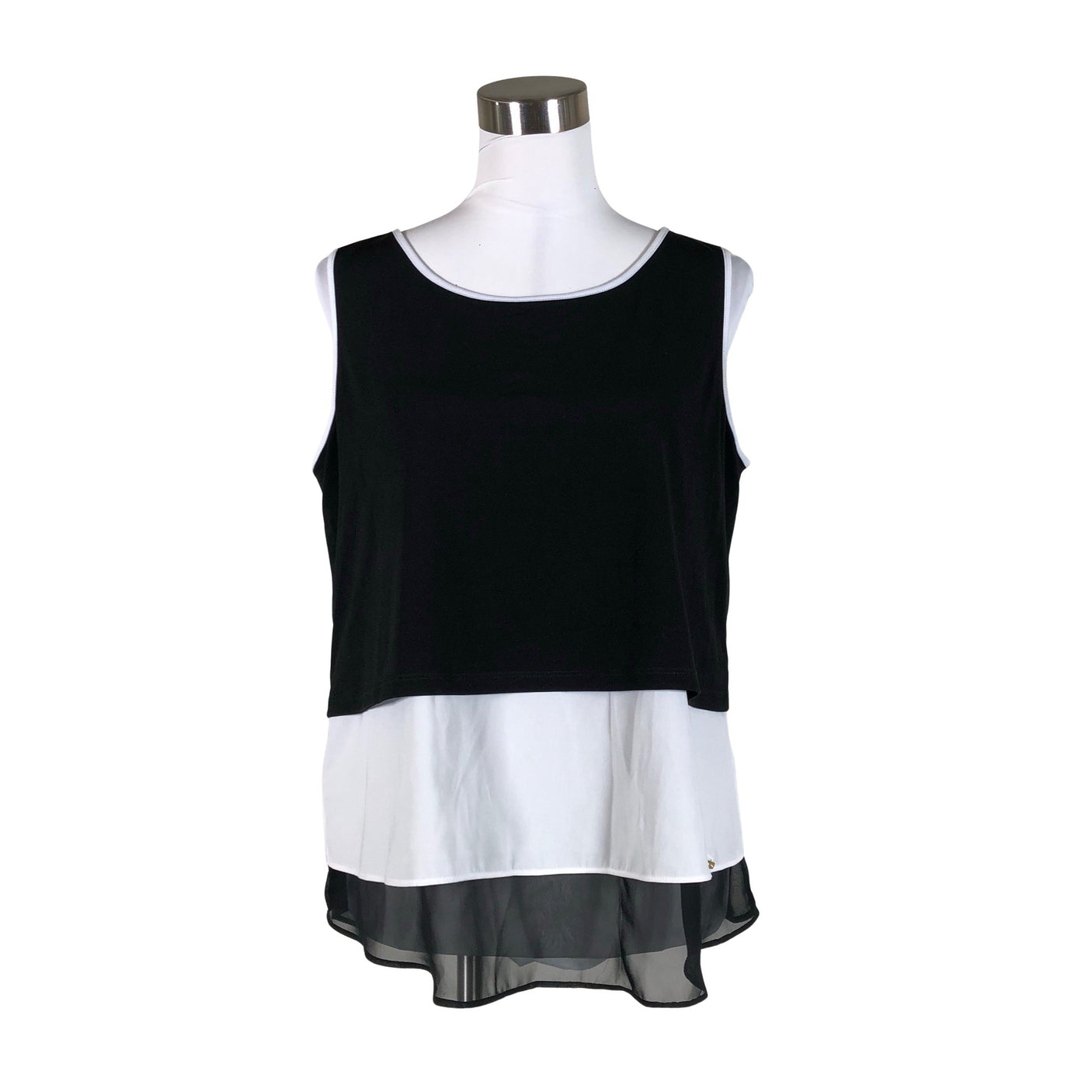 Unisex Calvin Klein - Trikotaažist topp, suurus 40 - Must (1)