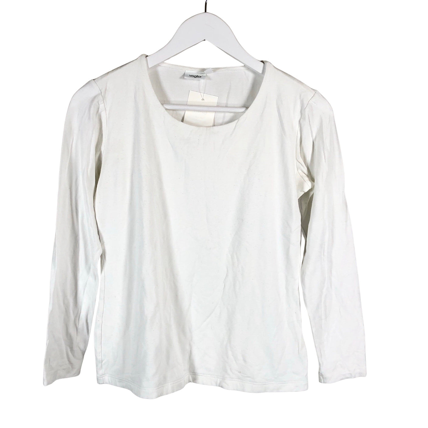 Unisex Voglia - Trikotaažist pluus, suurus 36 - Looduslik valge (1)
