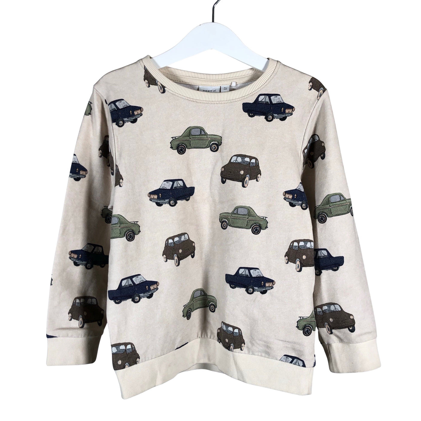 Unisex Name It - Trikotaažist pluus, suurus 104 - 110 - Beige (1)