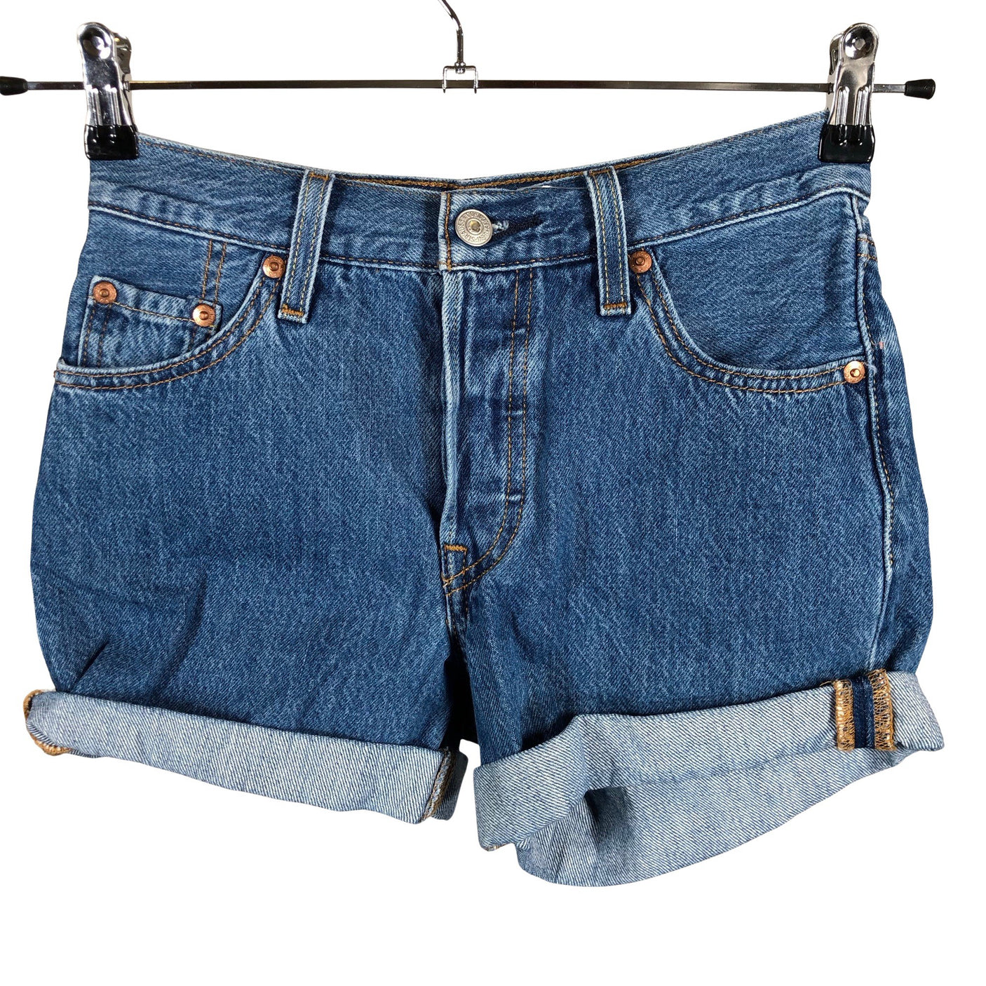 Unisex Levi's - Teksast lühikesed püksid, suurus W23 - Sinine (1)