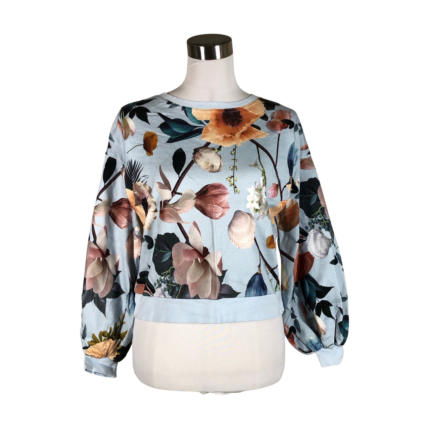 Unisex Uhana Design - Dressikangast pluus, suurus 34 - Helesinine (1)