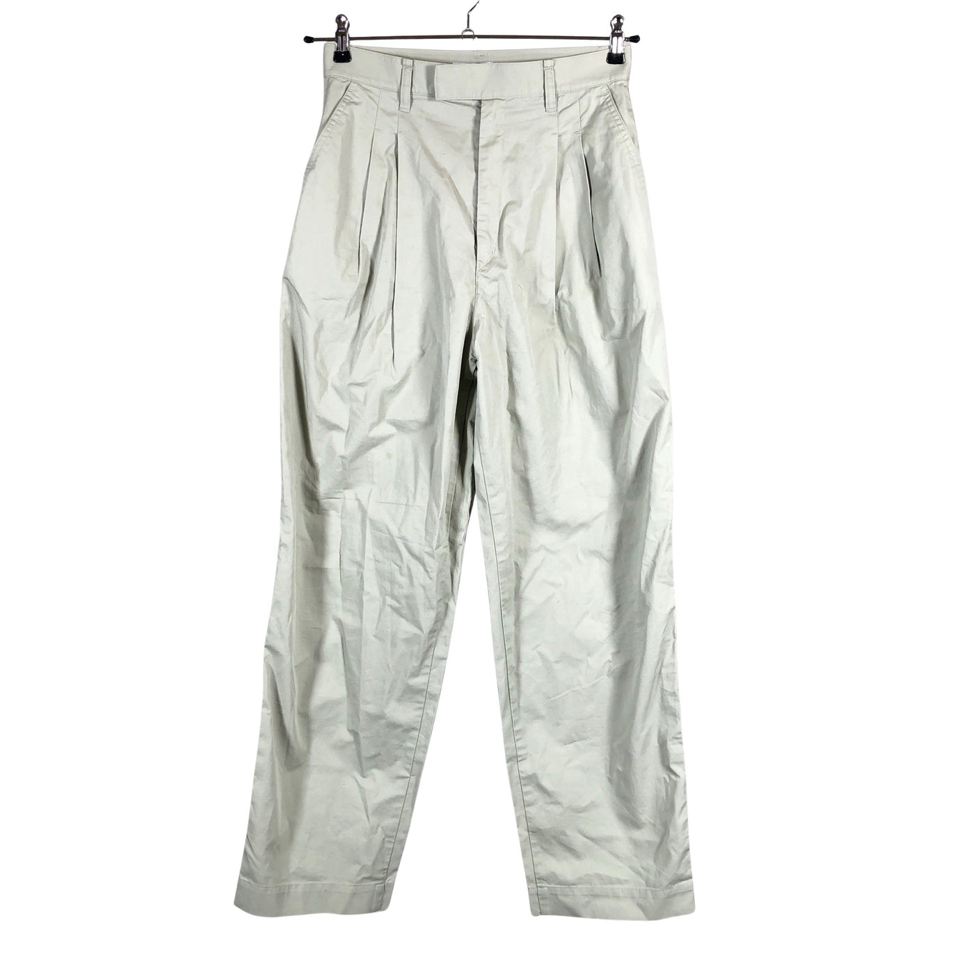 Unisex Uniqlo - Mittevenivad püksid, suurus W27 - Roheline (1)