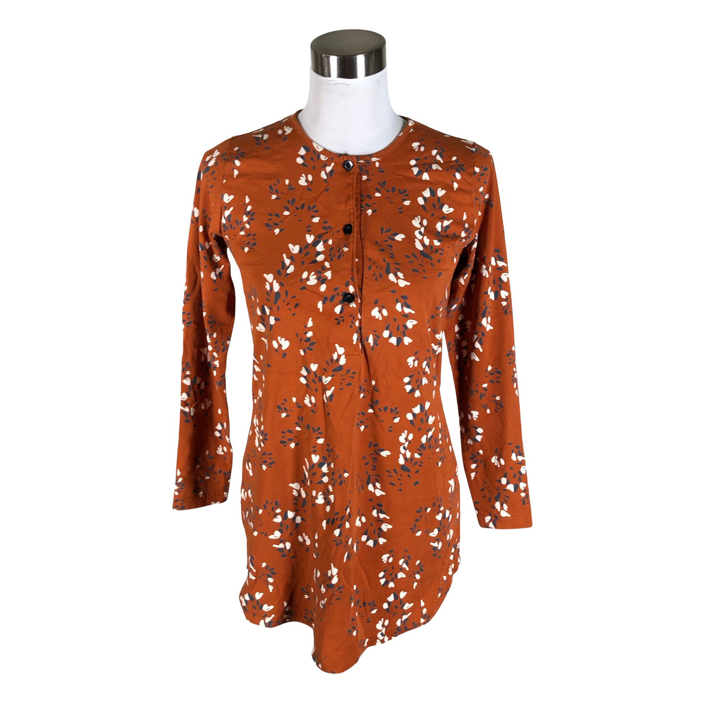 Unisex NOSH - Trikotaažist pluus, suurus 34 - Pruun (1)