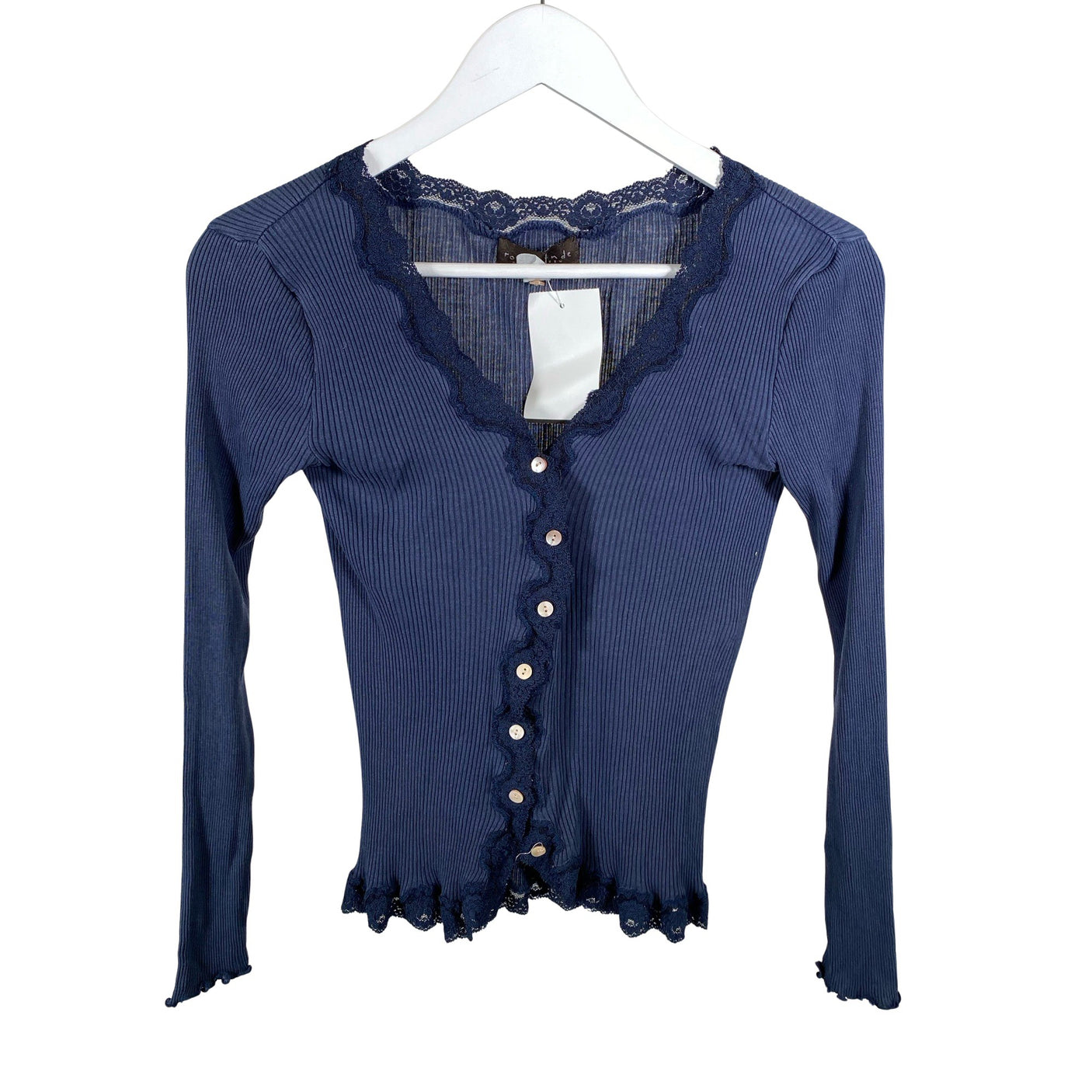 Unisex Rosemunde - Trikotaažist pluus, suurus 38 - Sinine (1)