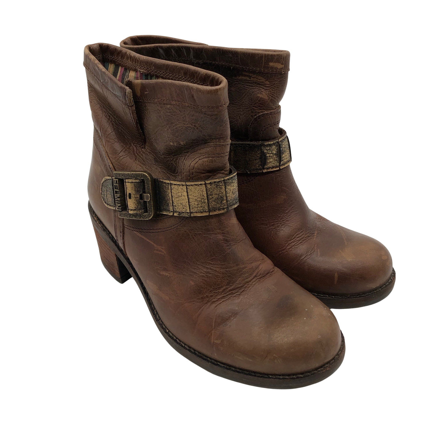 Unisex Felmini - Poolsaapad, suurus 38 - Pruun (2)