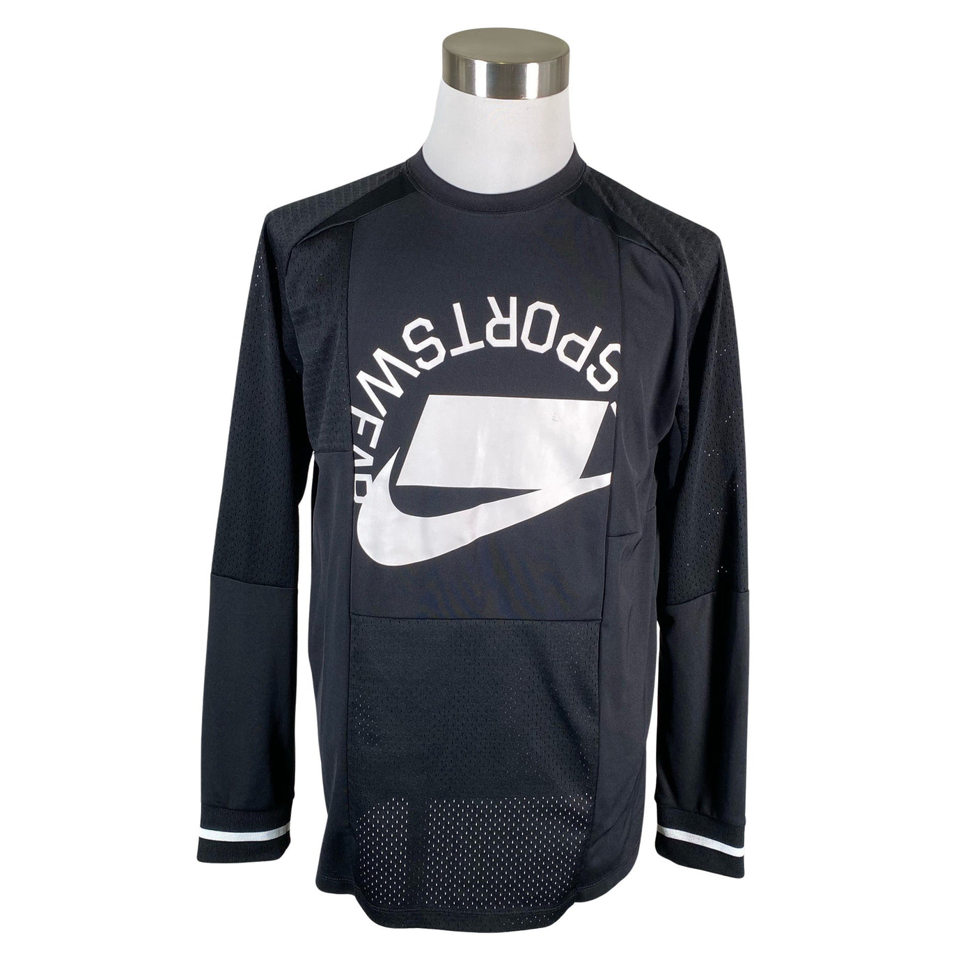 Unisex Nike - Spordisärk, pikad käised, suurus M - Must (1)
