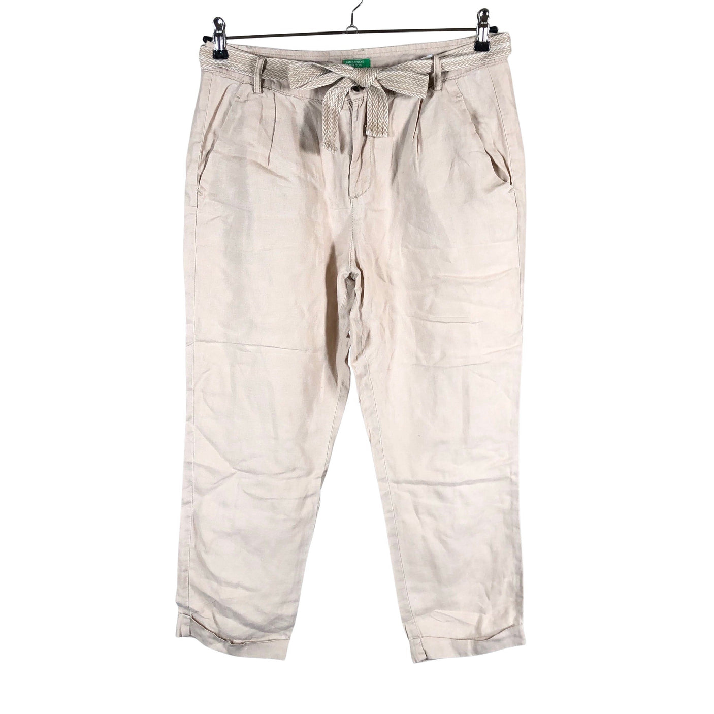 Unisex Benetton - Mittevenivad püksid, suurus 38 - Beige (1)