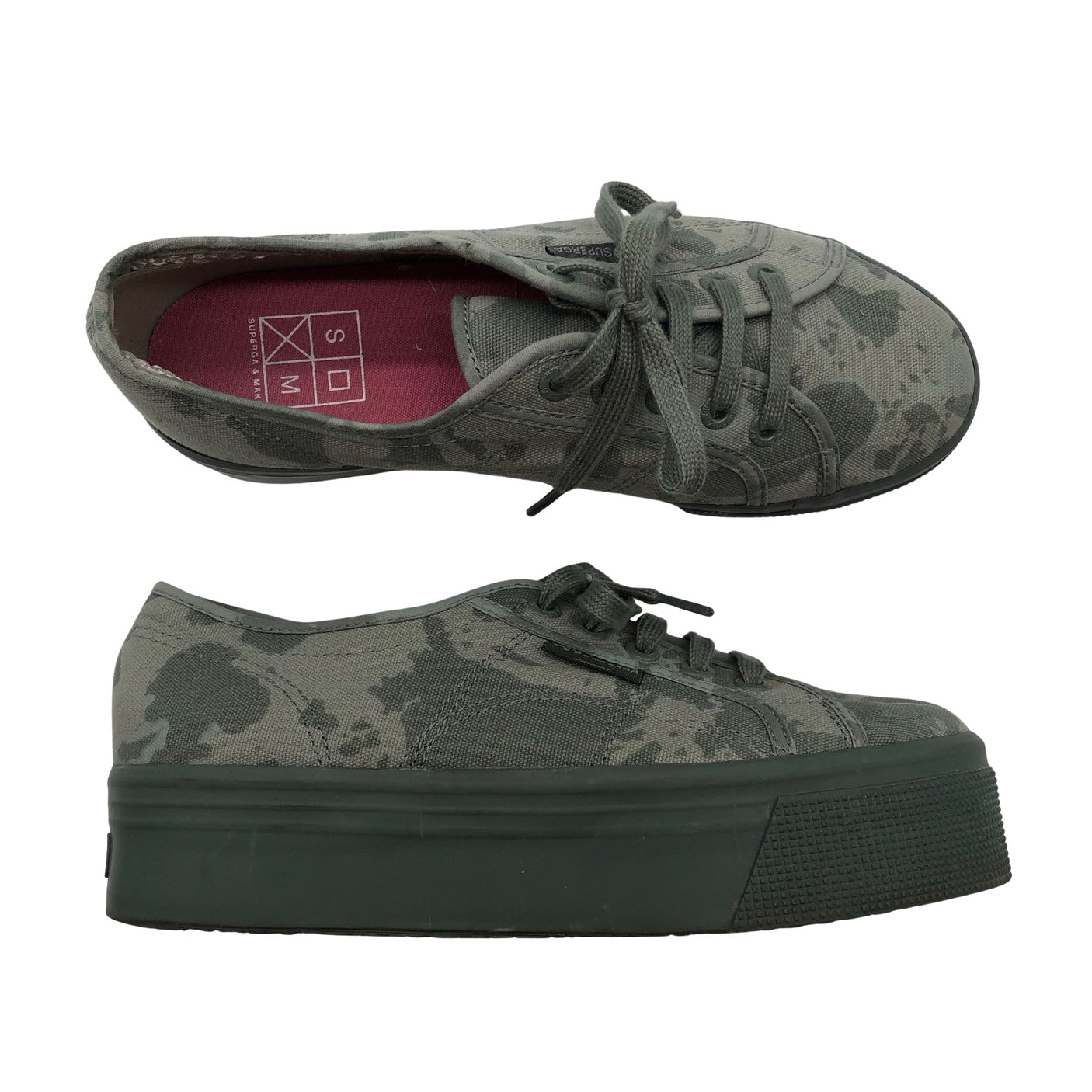 Unisex Superga - Tennised, suurus 38 - Roheline (1)