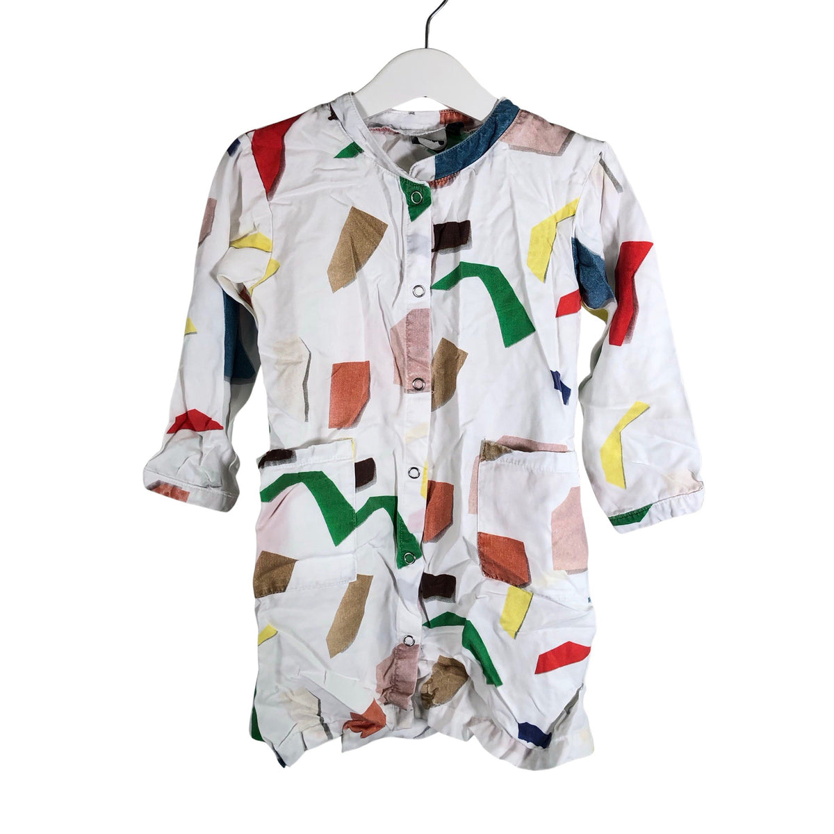 Unisex Papu - Mitteveniv kleit, suurus 86 - 92 - Valge (1)
