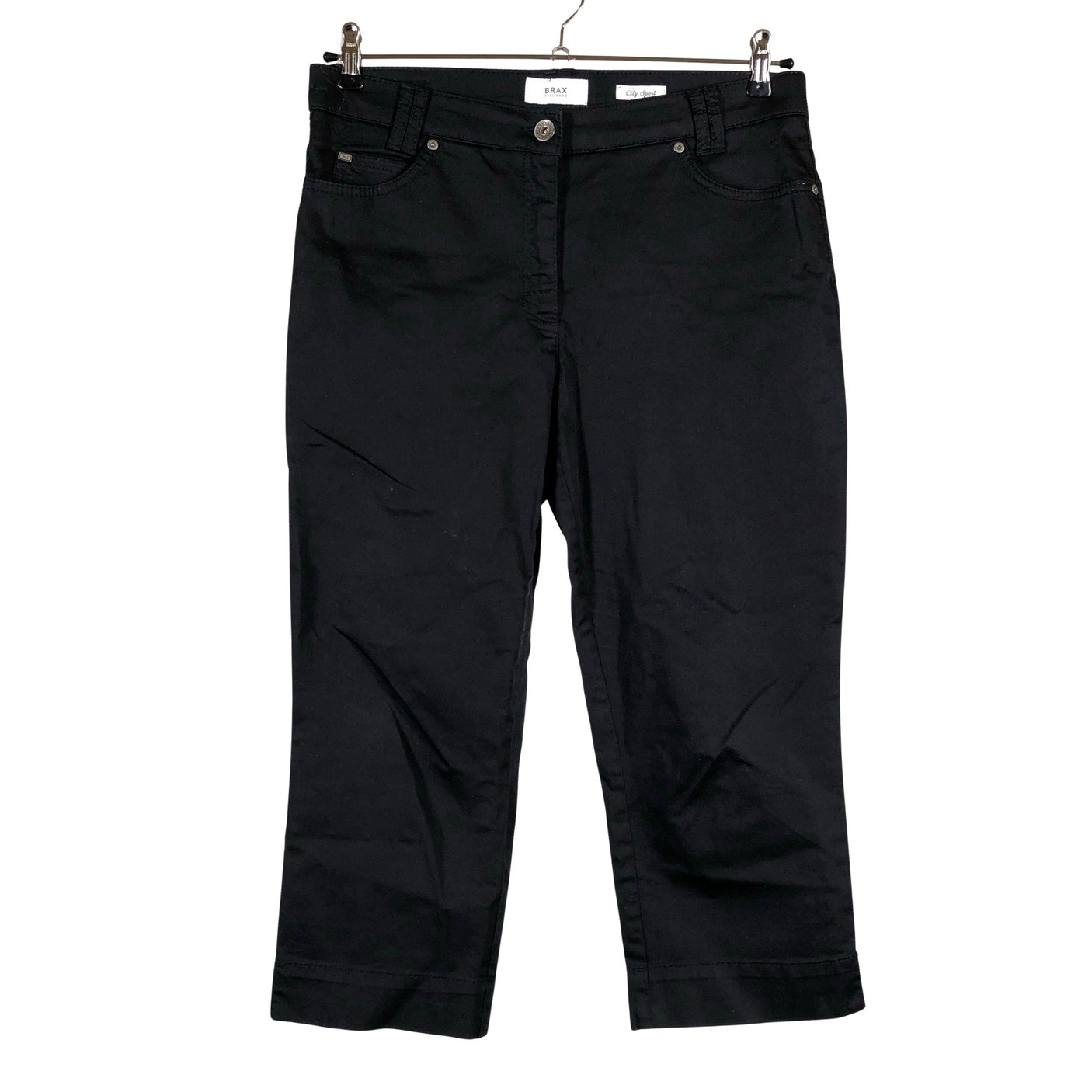 Unisex Brax - Teksast poolpikad püksid, suurus 42 - Must (1)