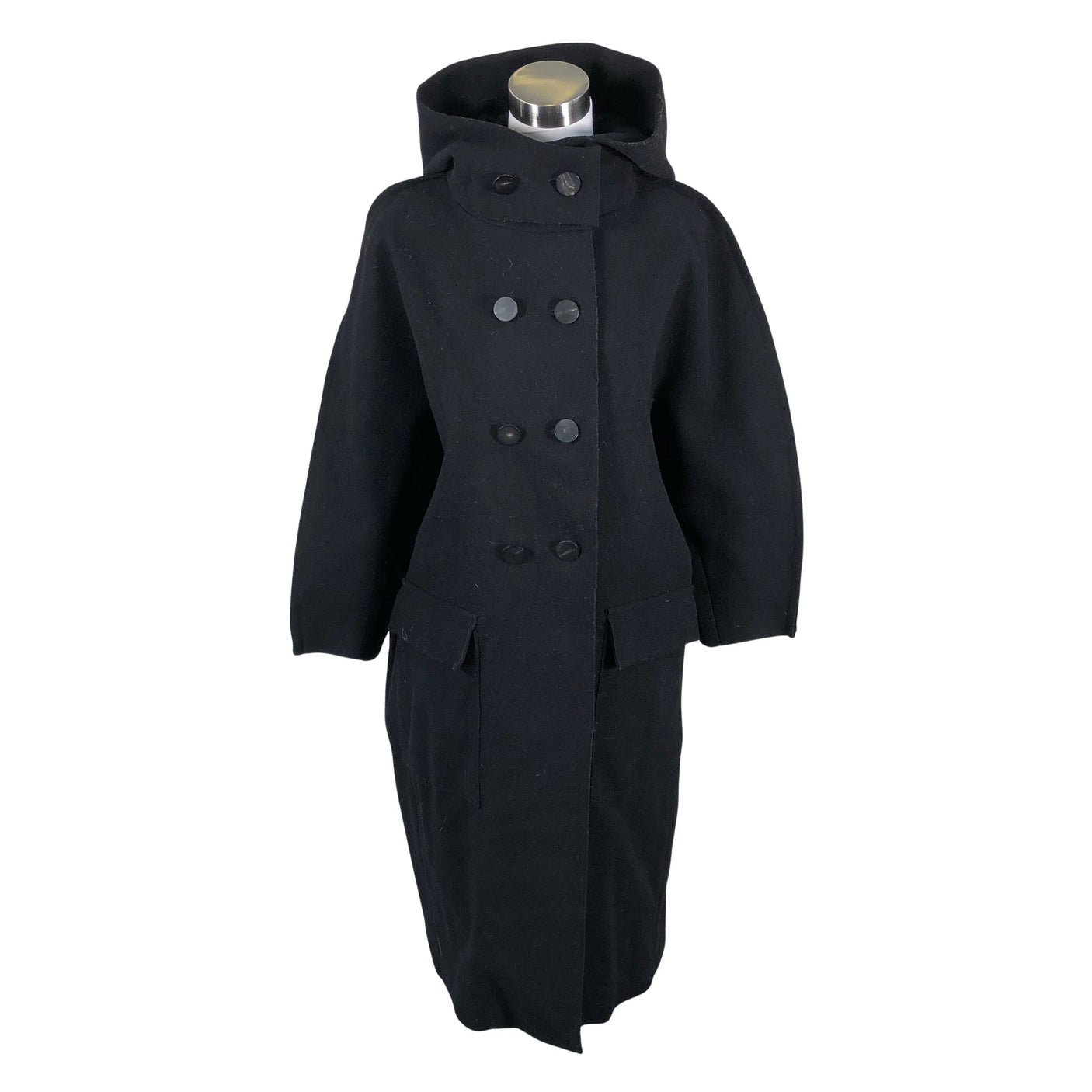 Unisex Samuji - Villane mantel, suurus 38 - Must (1)