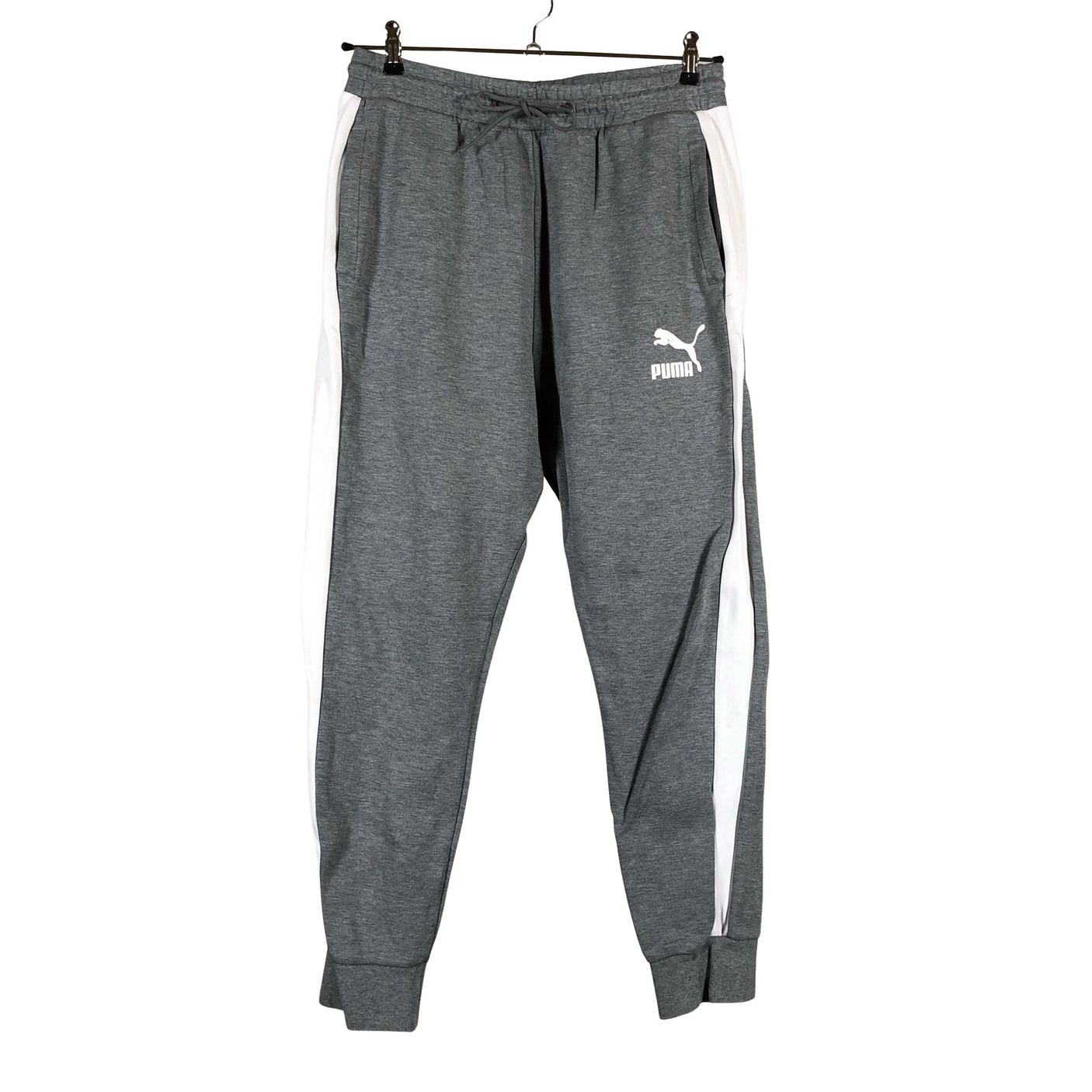 Unisex Puma - Dressikangast püksid, suurus L - Hall (1)