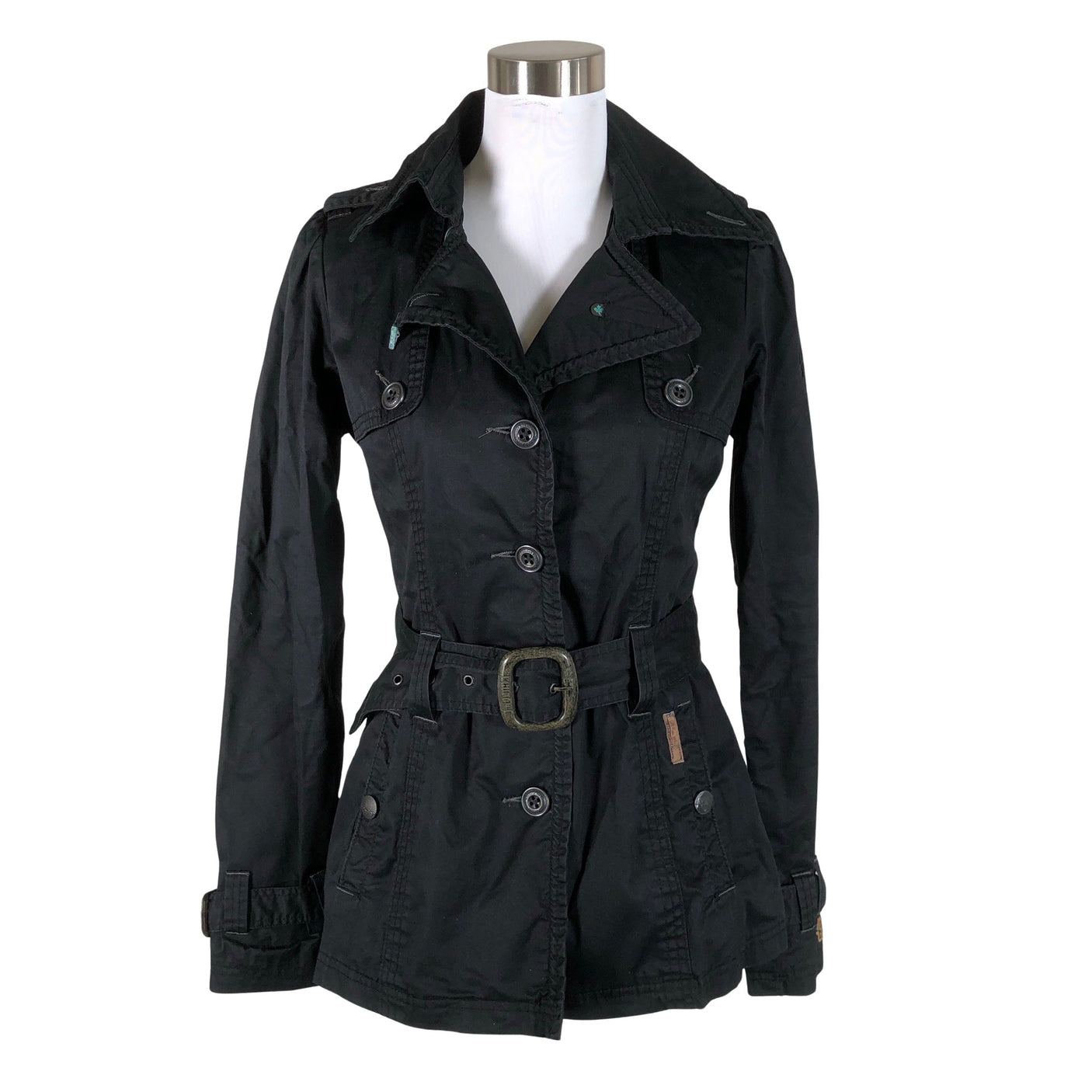 Unisex Khujo - Trentš, suurus 38 - Must (1)