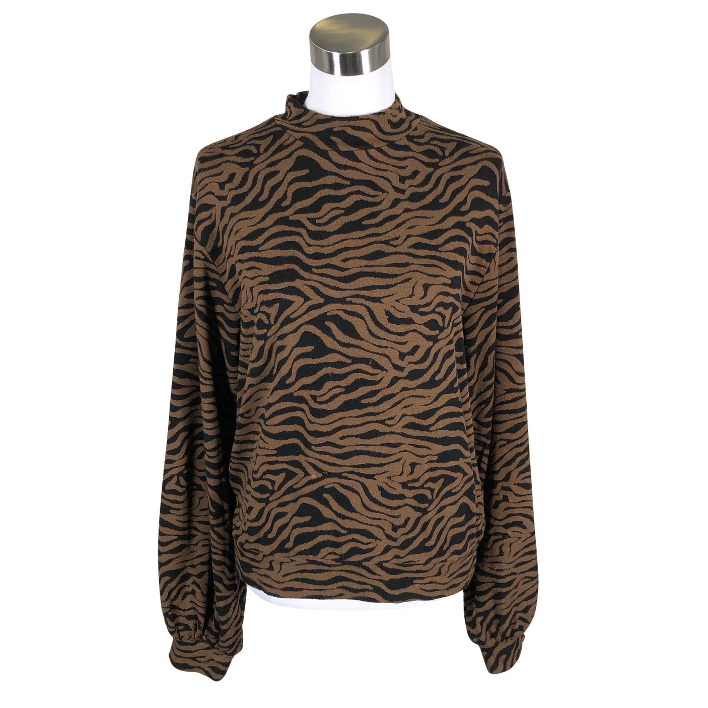 Unisex Modström - Trikotaažist pluus, suurus 36 - Pruun (1)