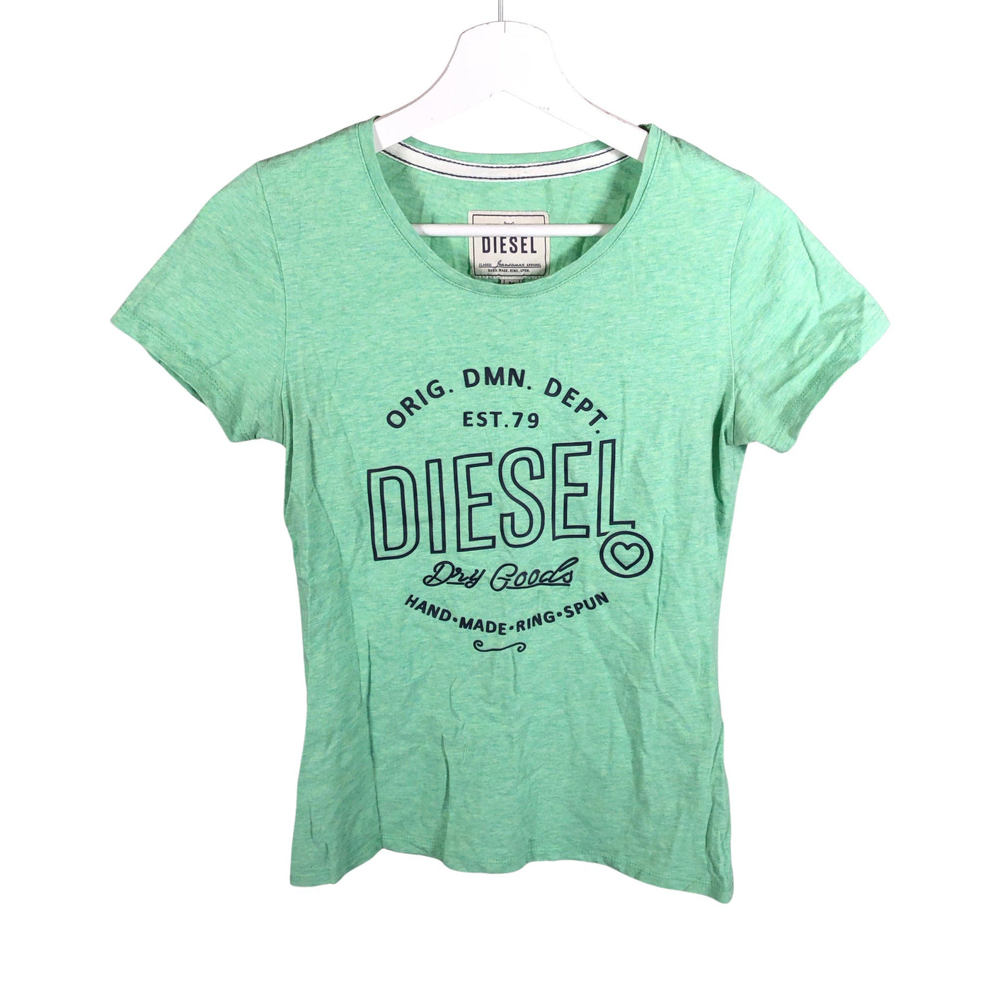 Unisex Diesel - T-särk, suurus 38 - Roheline (1)