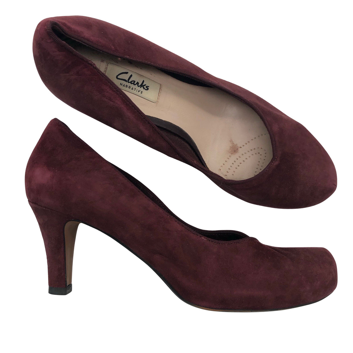 Unisex Clarks - Kontsakingad, suurus 39 - Veinipunane (1)