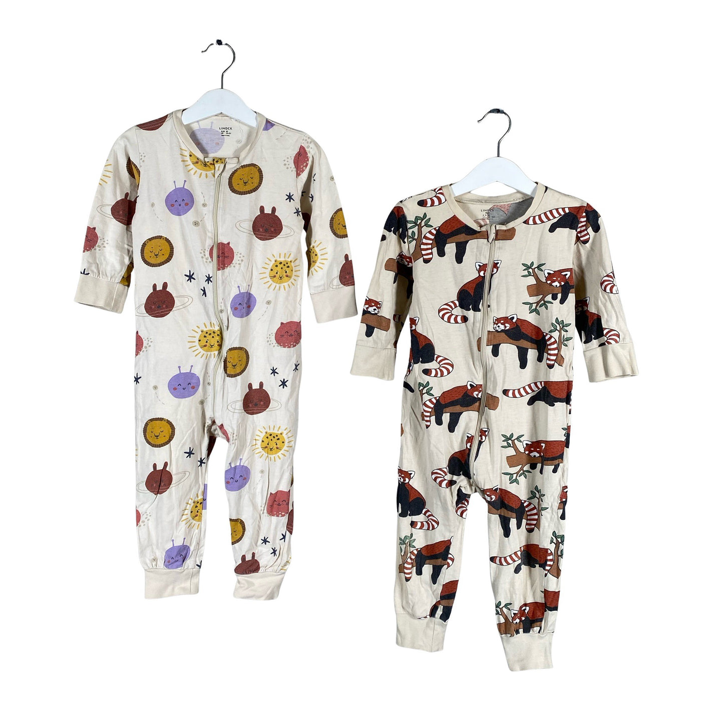 Unisex Lindex - Ööpesu, suurus 86 - 92 - Beige (1)