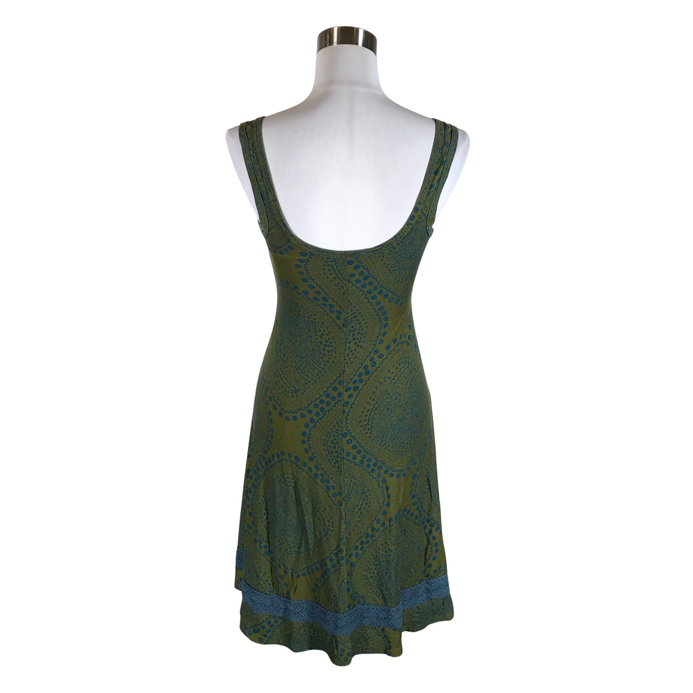 Unisex Nanso - Trikotaažist kleit, suurus 36 - Roheline (2)