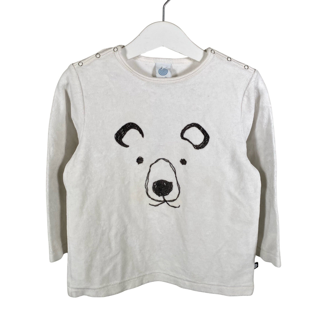 Unisex Sanetta - Dressikangast pluus, suurus 104 - 110 - Valge (1)