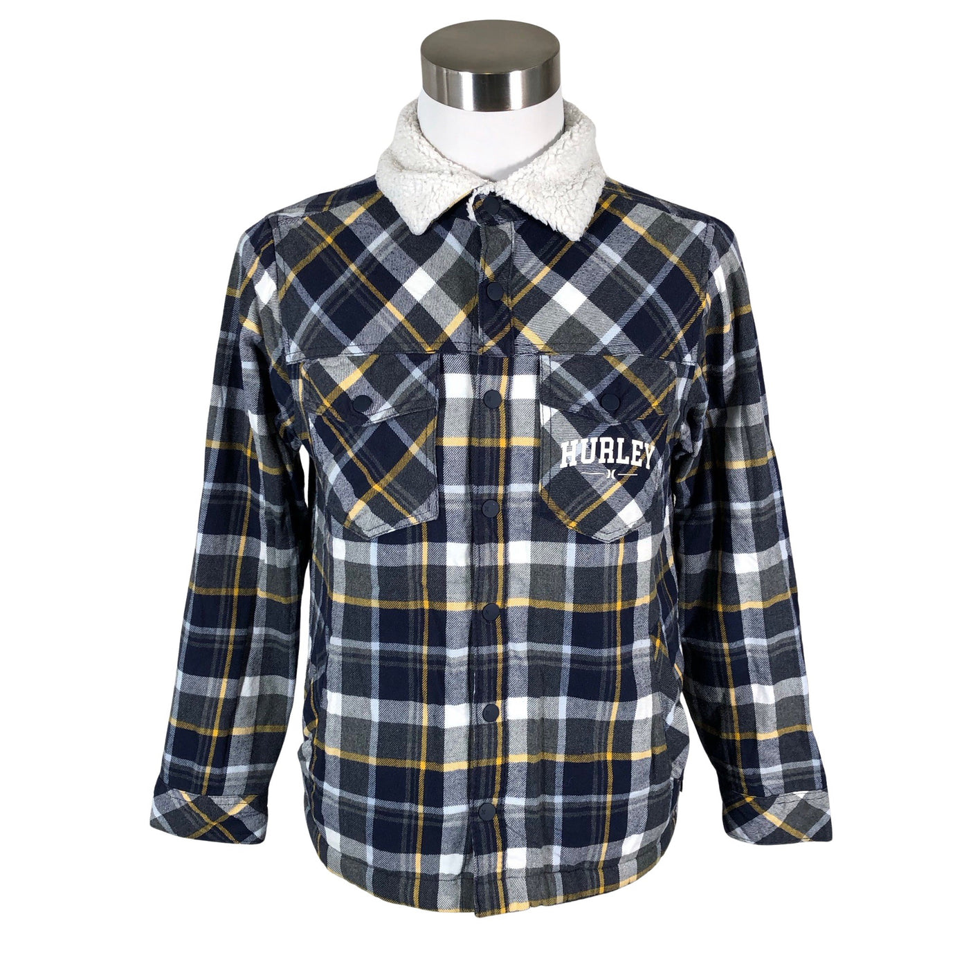 Unisex Hurley - Flanellsärk, suurus S - Must (1)