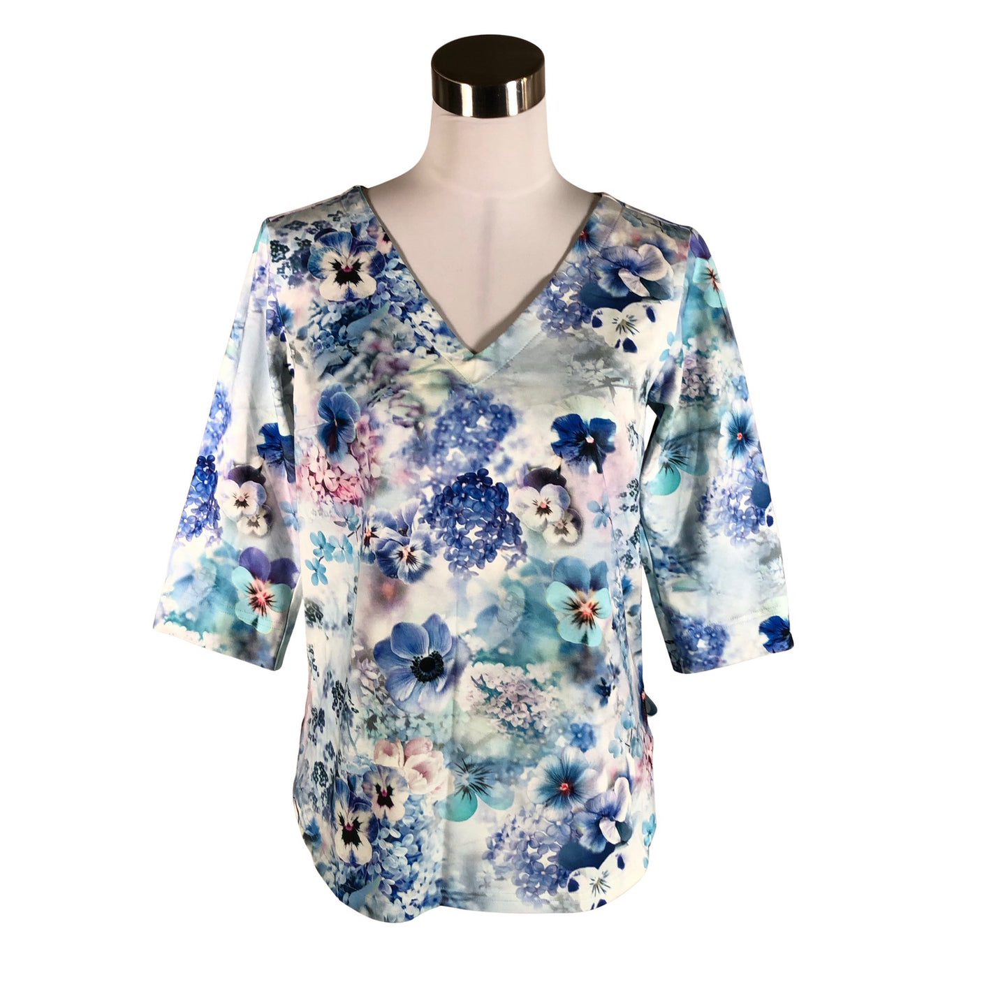 Unisex Nakoa - Trikotaažist pluus, suurus 36 - Sinine (1)