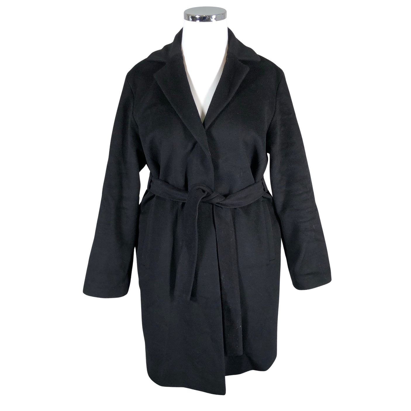 Unisex Hugo Boss - Villane mantel, suurus 42 - Must (1)