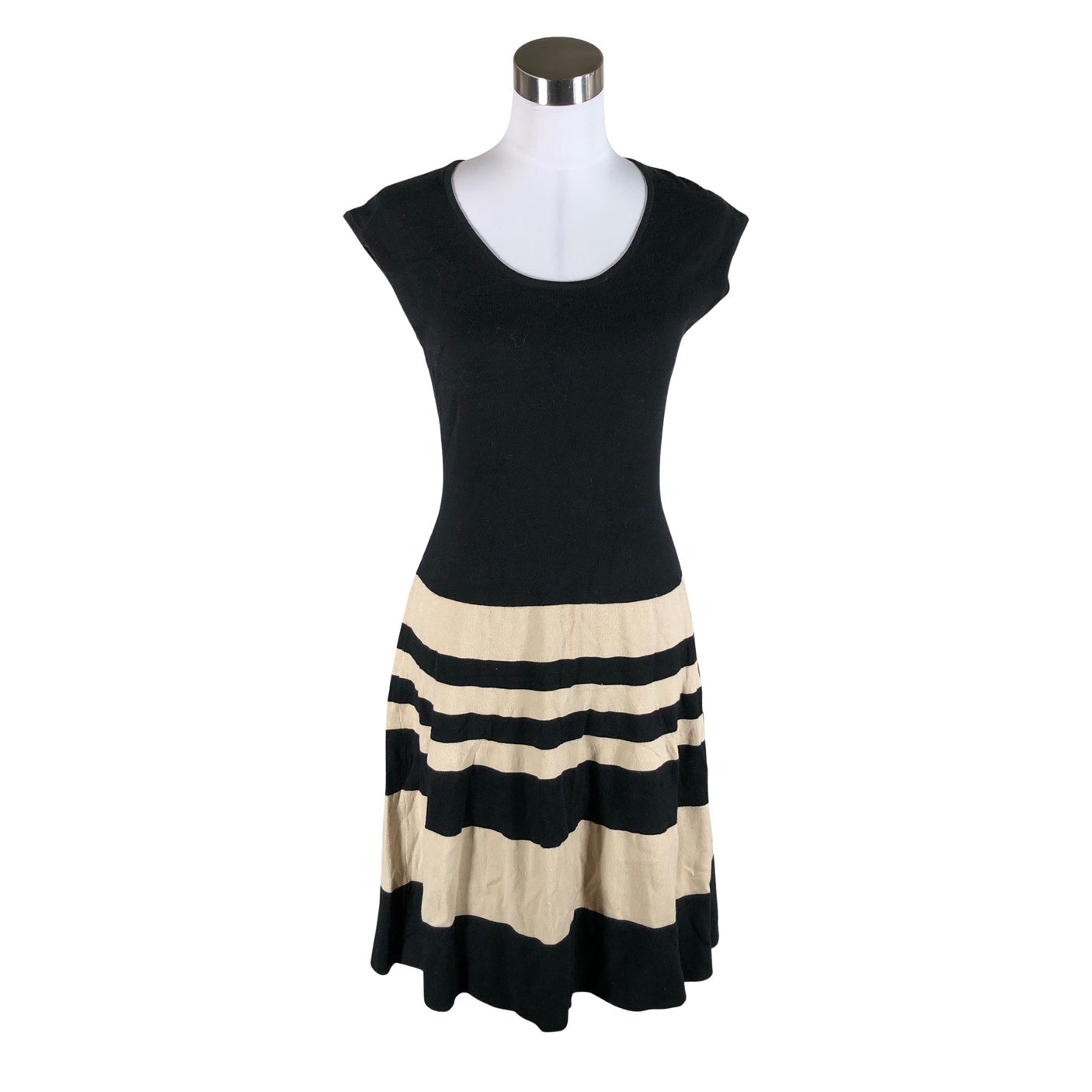 Unisex Derhy - Kootud kleit, suurus 40 - Must (1)