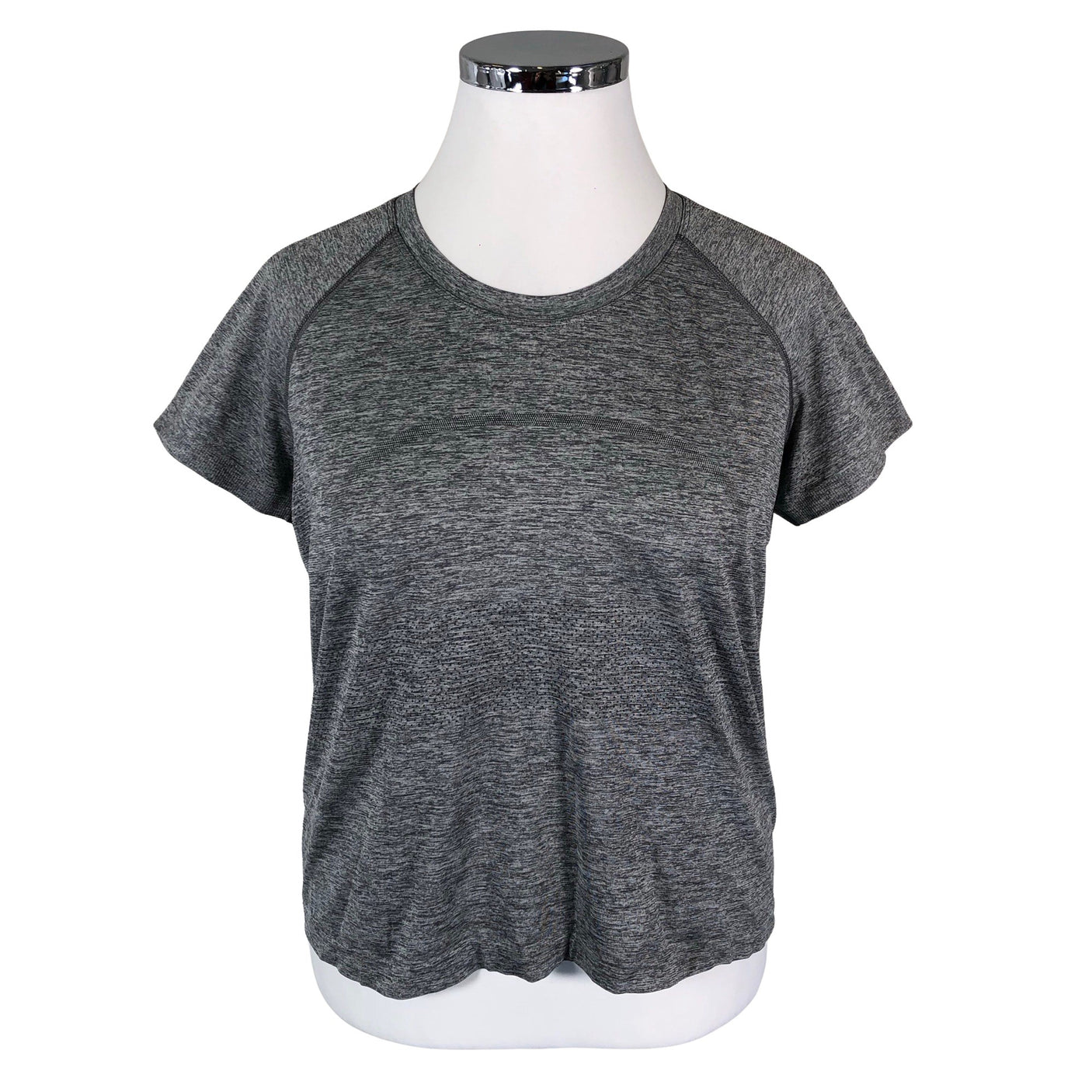 Unisex Lululemon - Spordisärk, lühikesed käised, suurus 42 - Hall (1)