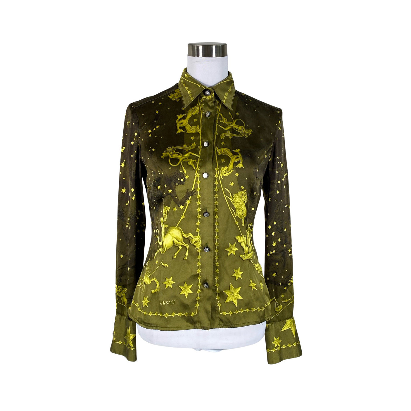 Unisex Versace - Pluus, suurus 38 - Roheline (1)