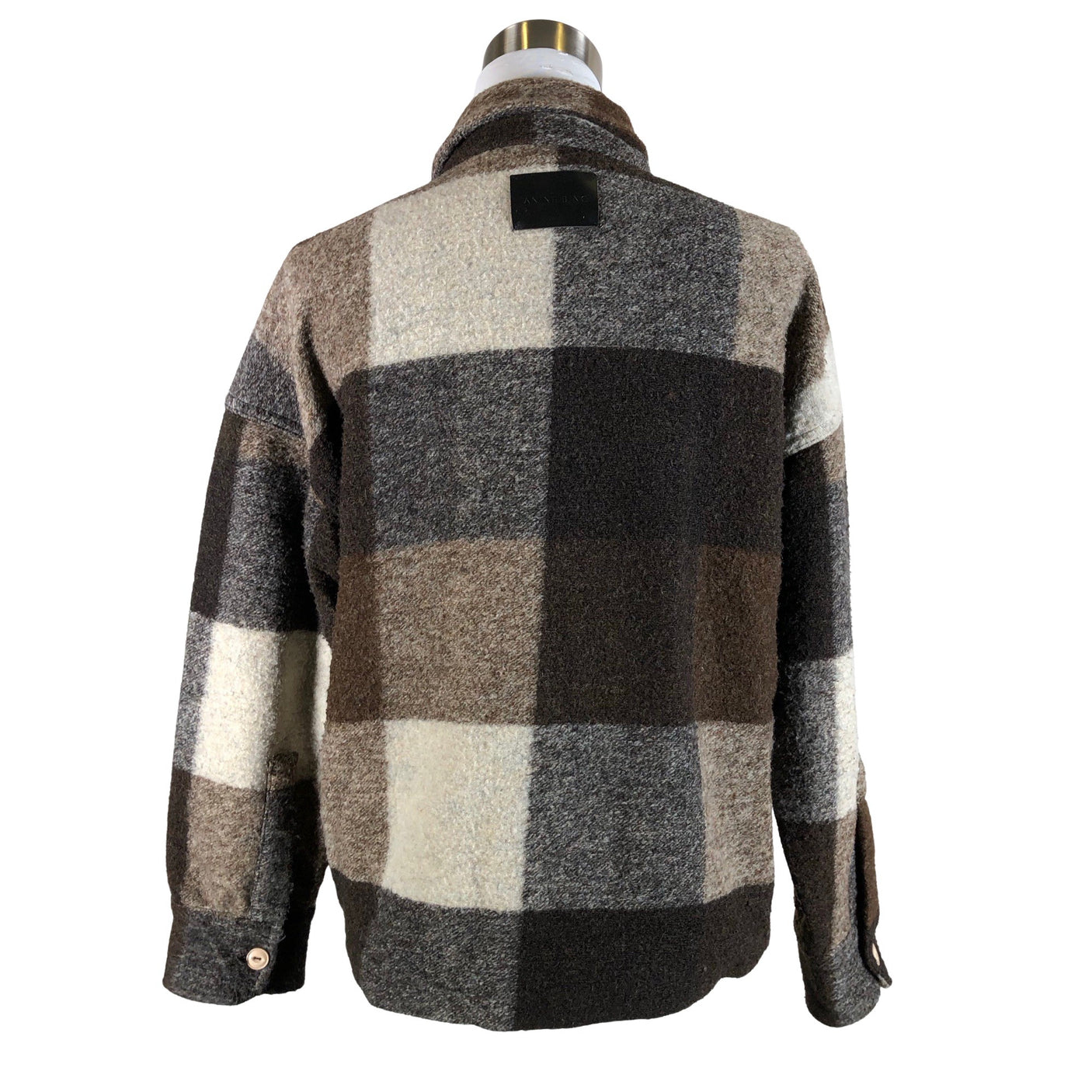 Unisex Anine Bing - Villane mantel, suurus 36 - Pruun (3)