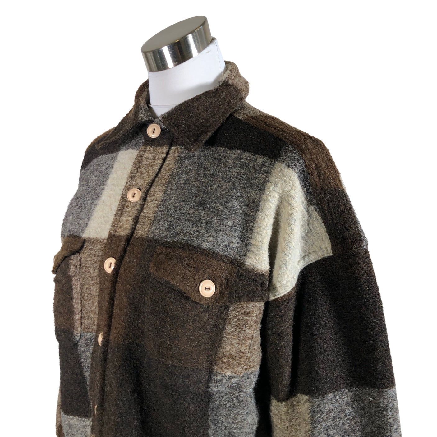 Unisex Anine Bing - Villane mantel, suurus 36 - Pruun (2)