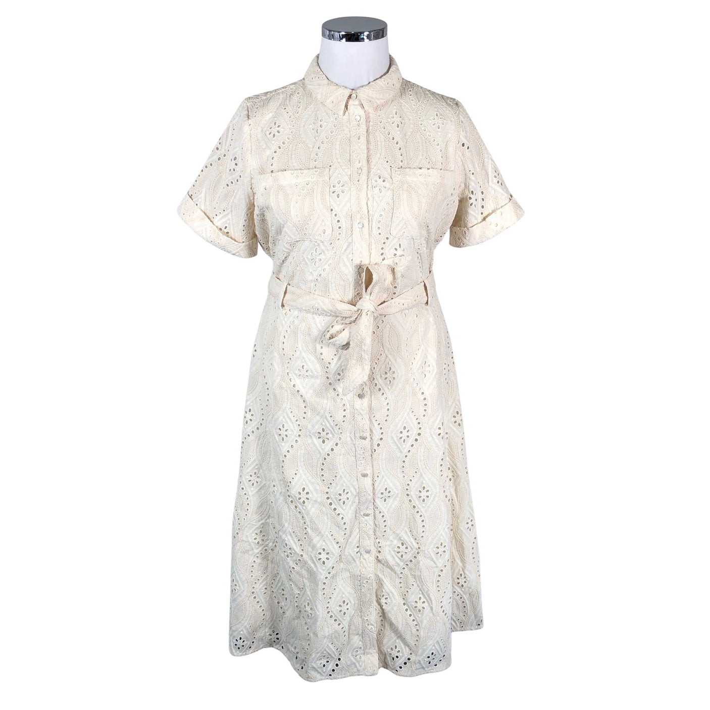 Unisex Sézane - Mitteveniv kleit, suurus 44 - Beige (1)