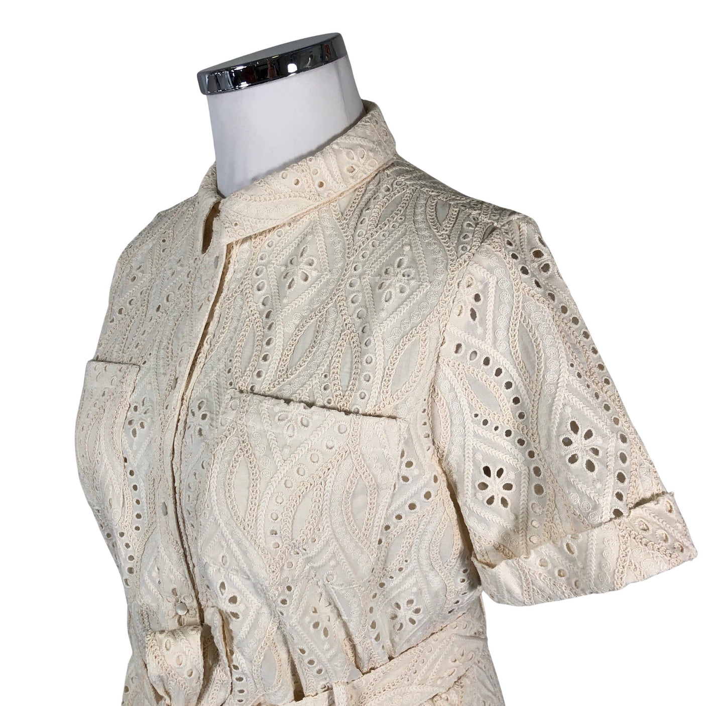 Unisex Sézane - Mitteveniv kleit, suurus 44 - Beige (3)