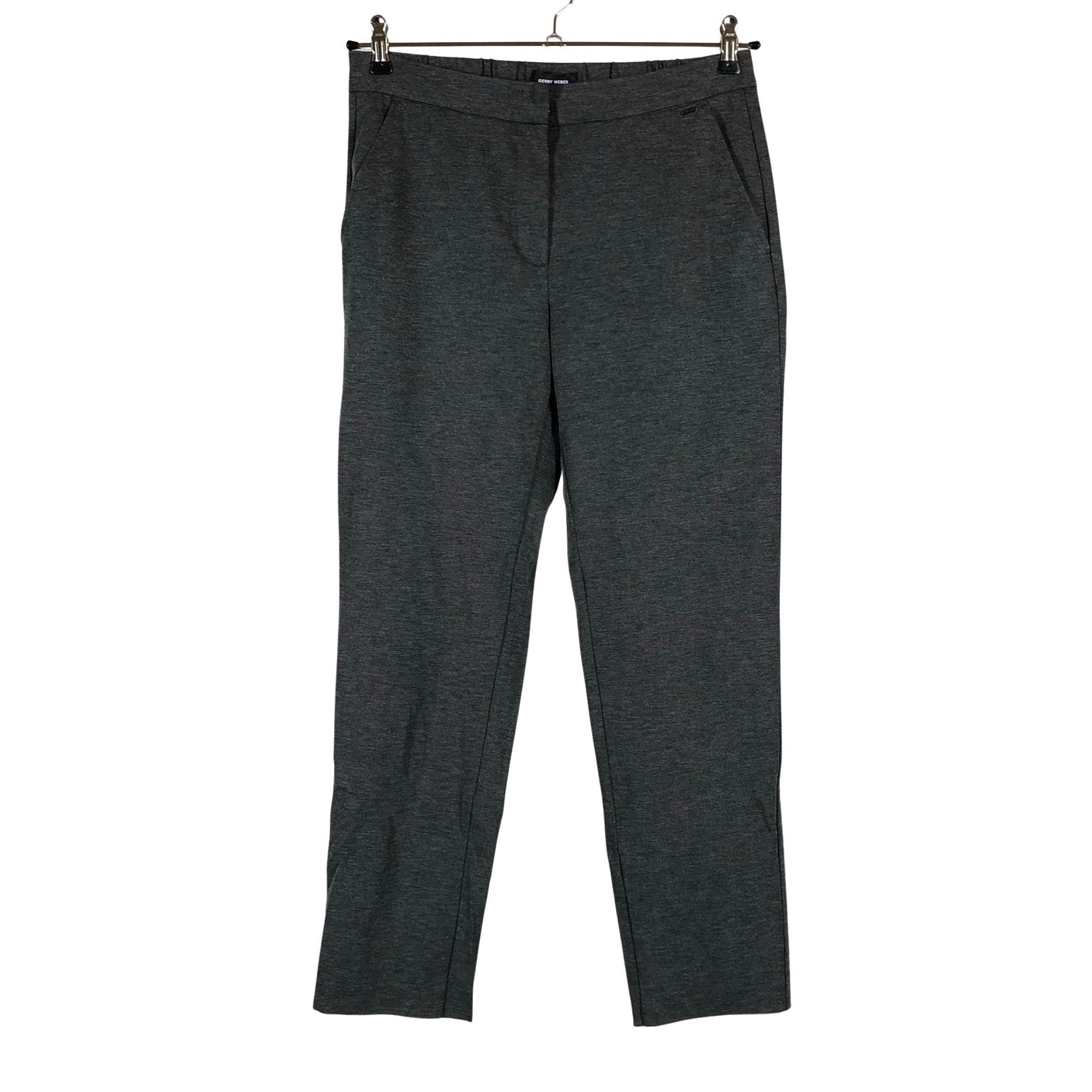 Unisex Gerry Weber - Trikotaažist püksid, suurus 38 - Hall (1)