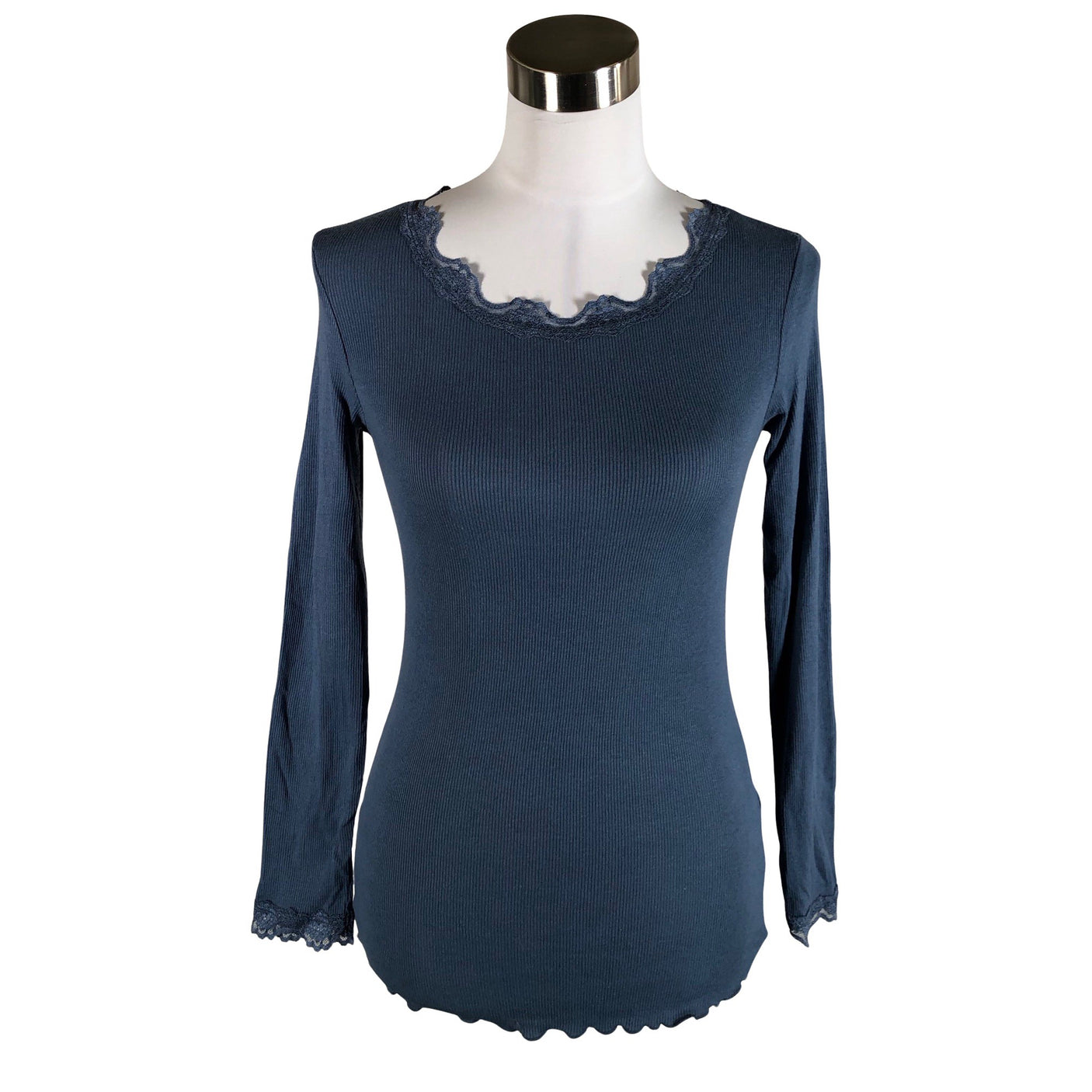 Unisex Fransa - Trikotaažist pluus, suurus 36 - Sinine (1)