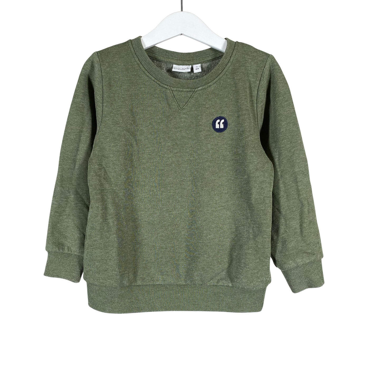 Unisex Name It - Dressikangast pluus, suurus 98 - 104 - Roheline (1)
